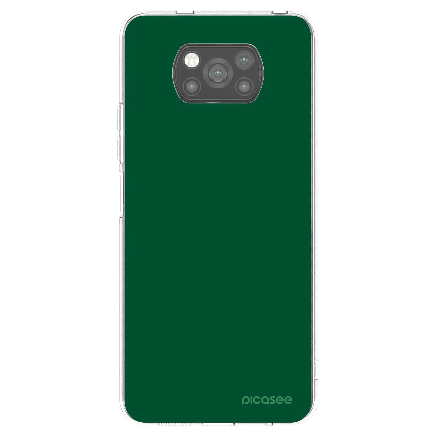 Picasee silikonový černý obal pro Xiaomi Poco X3 Pro - Green Gleam