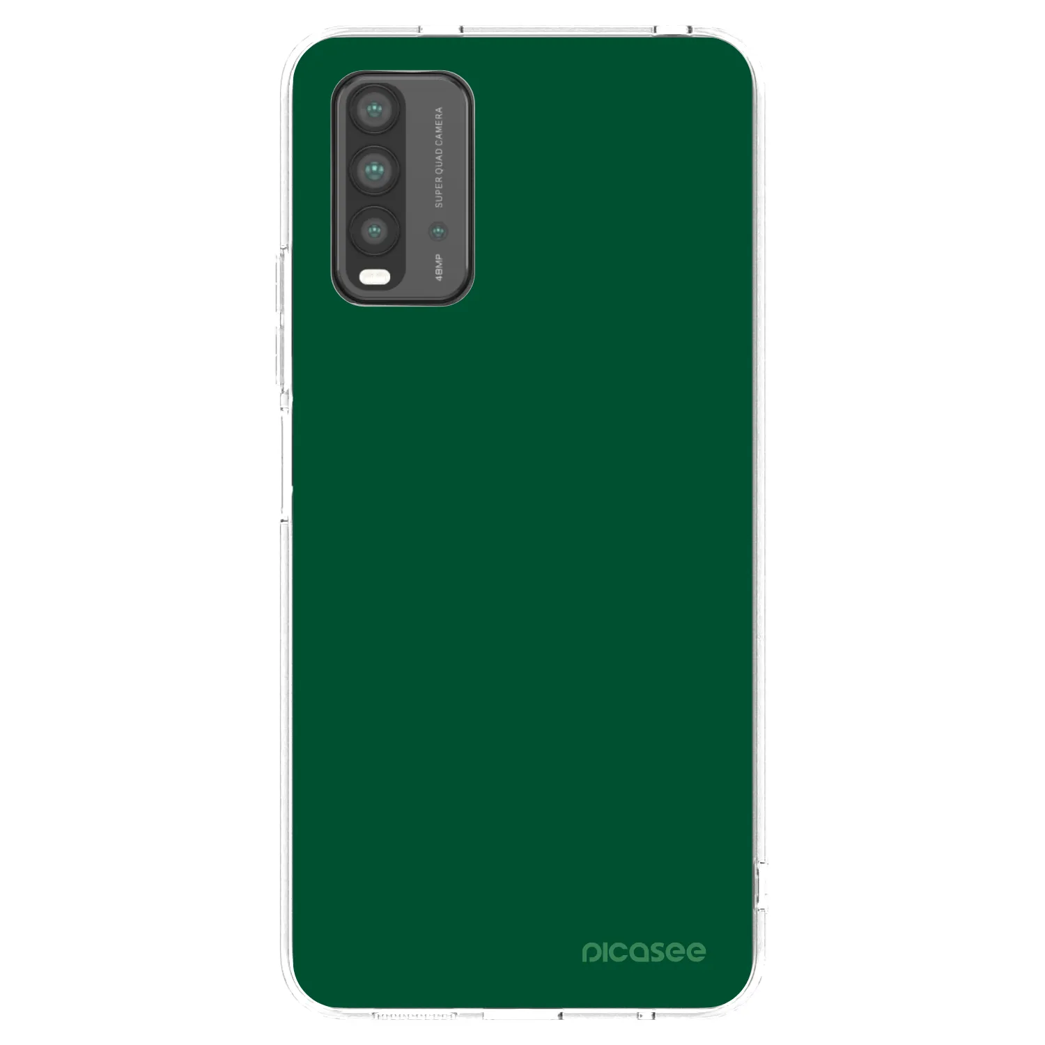 Picasee silikonový černý obal pro Xiaomi Redmi 9T - Green Gleam