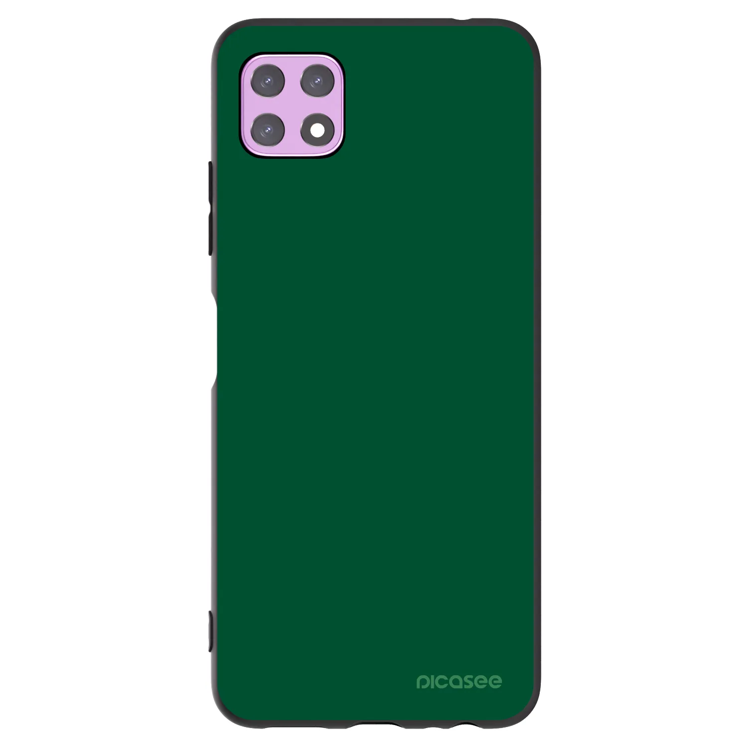 Picasee silikonový černý obal pro Samsung Galaxy A22 A226B 5G - Green Gleam