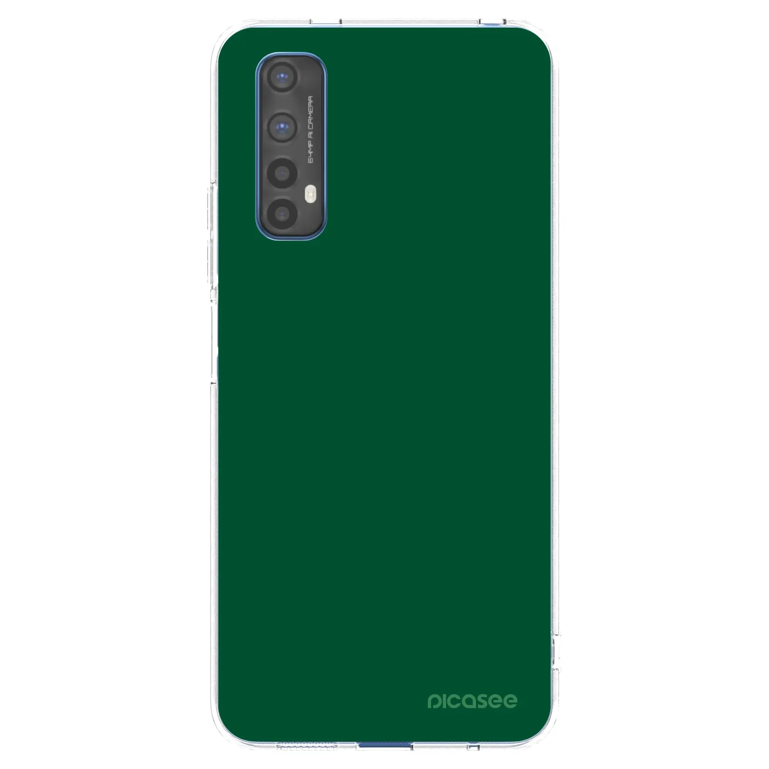 Picasee silikonový průhledný obal pro Realme 7 - Green Gleam