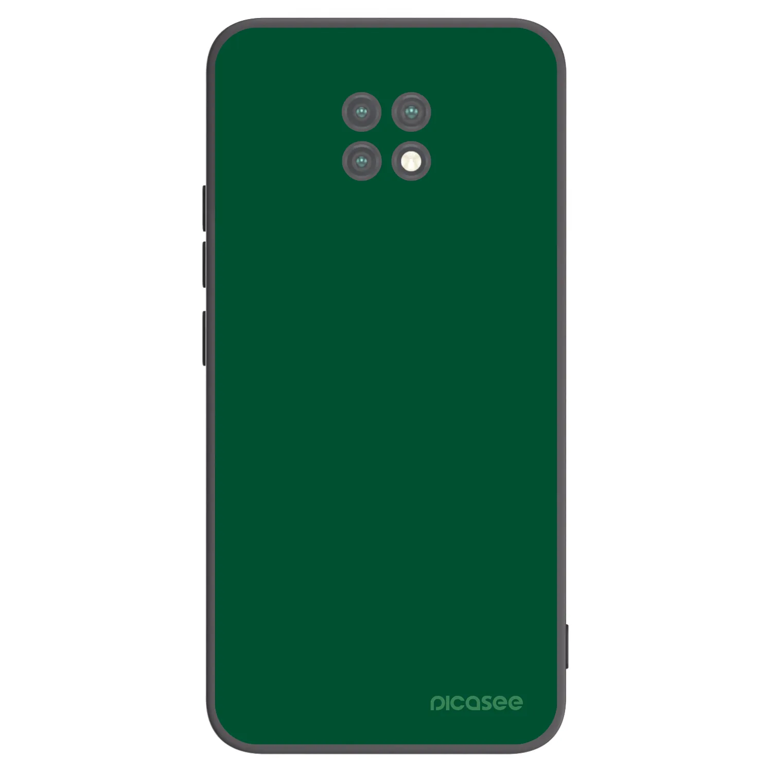 Picasee silikonový černý obal pro Xiaomi Redmi Note 9T - Green Gleam