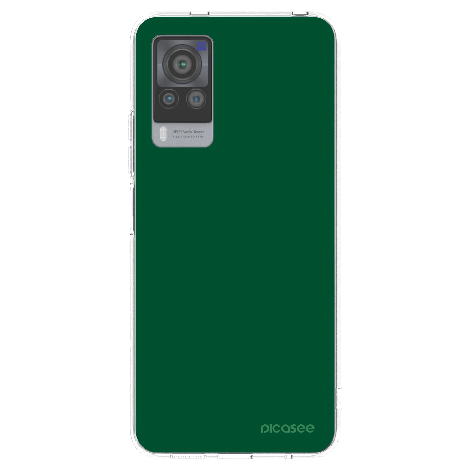 Picasee silikonový průhledný obal pro Vivo X60 Pro 5G - Green Gleam