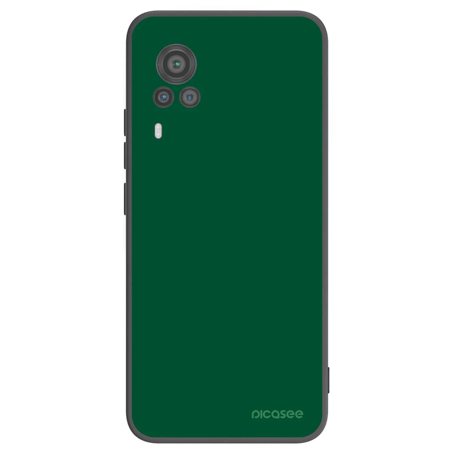 Picasee silikonový černý obal pro Vivo X60 Pro 5G - Green Gleam