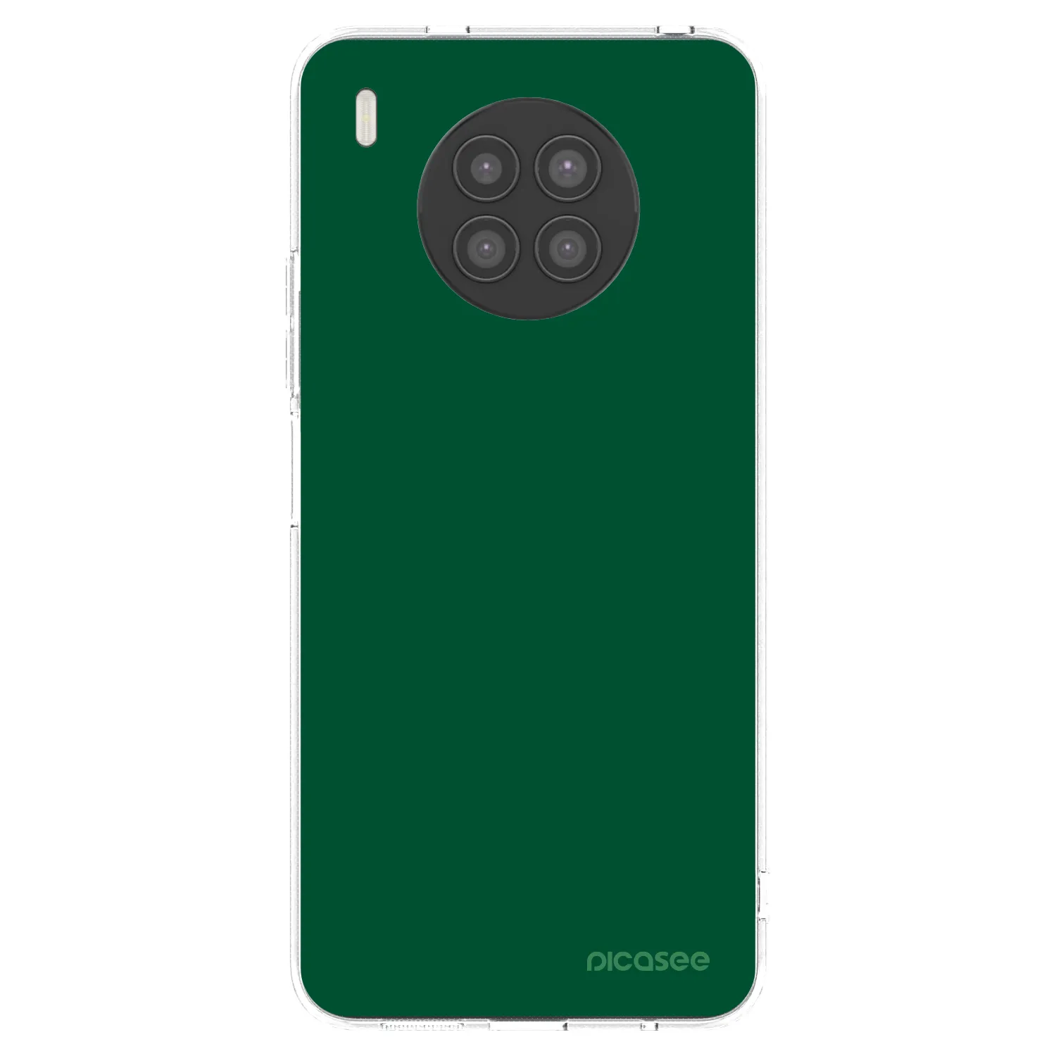 Picasee silikonový průhledný obal pro Huawei Nova 8i - Green Gleam