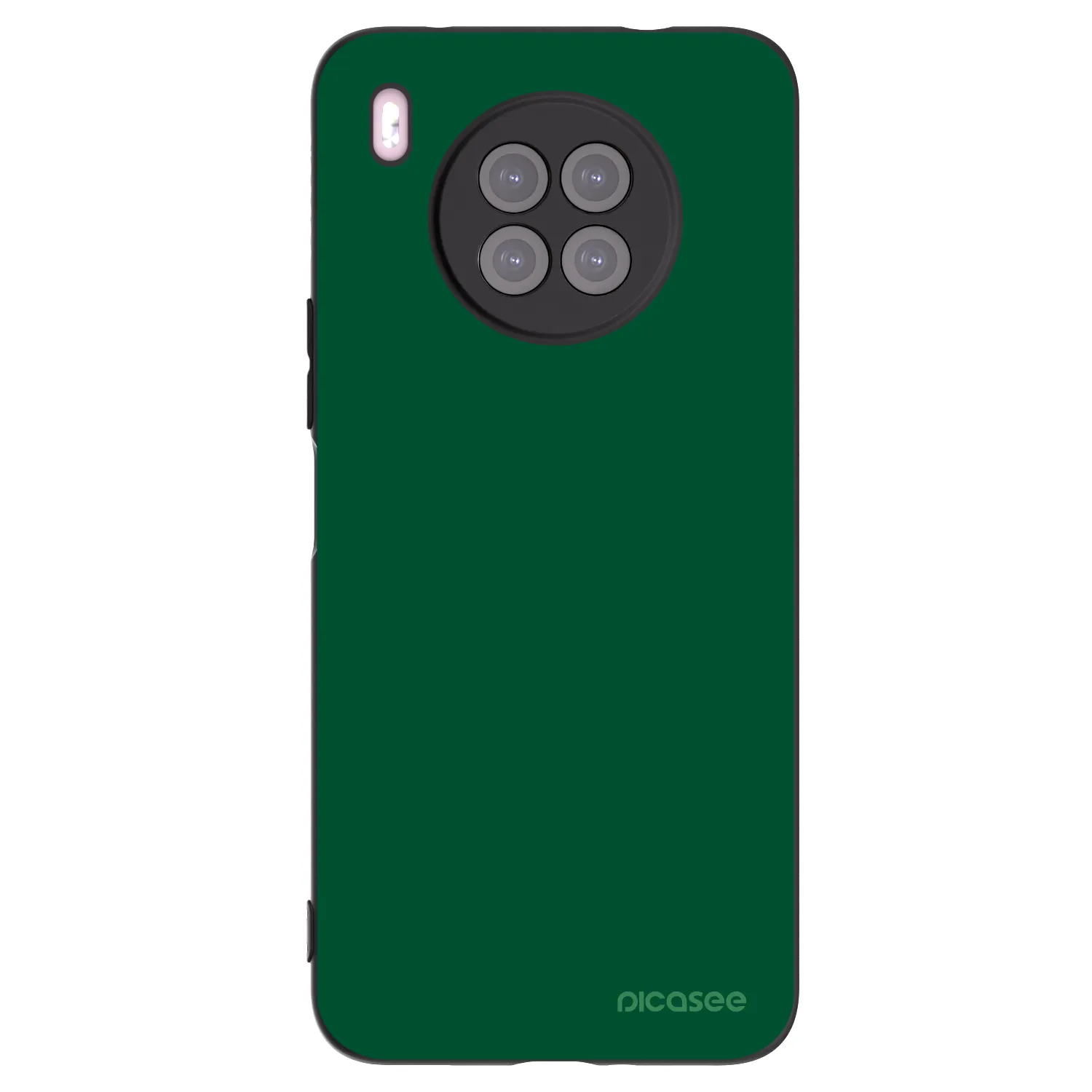 Picasee silikonový černý obal pro Huawei Nova 8i - Green Gleam