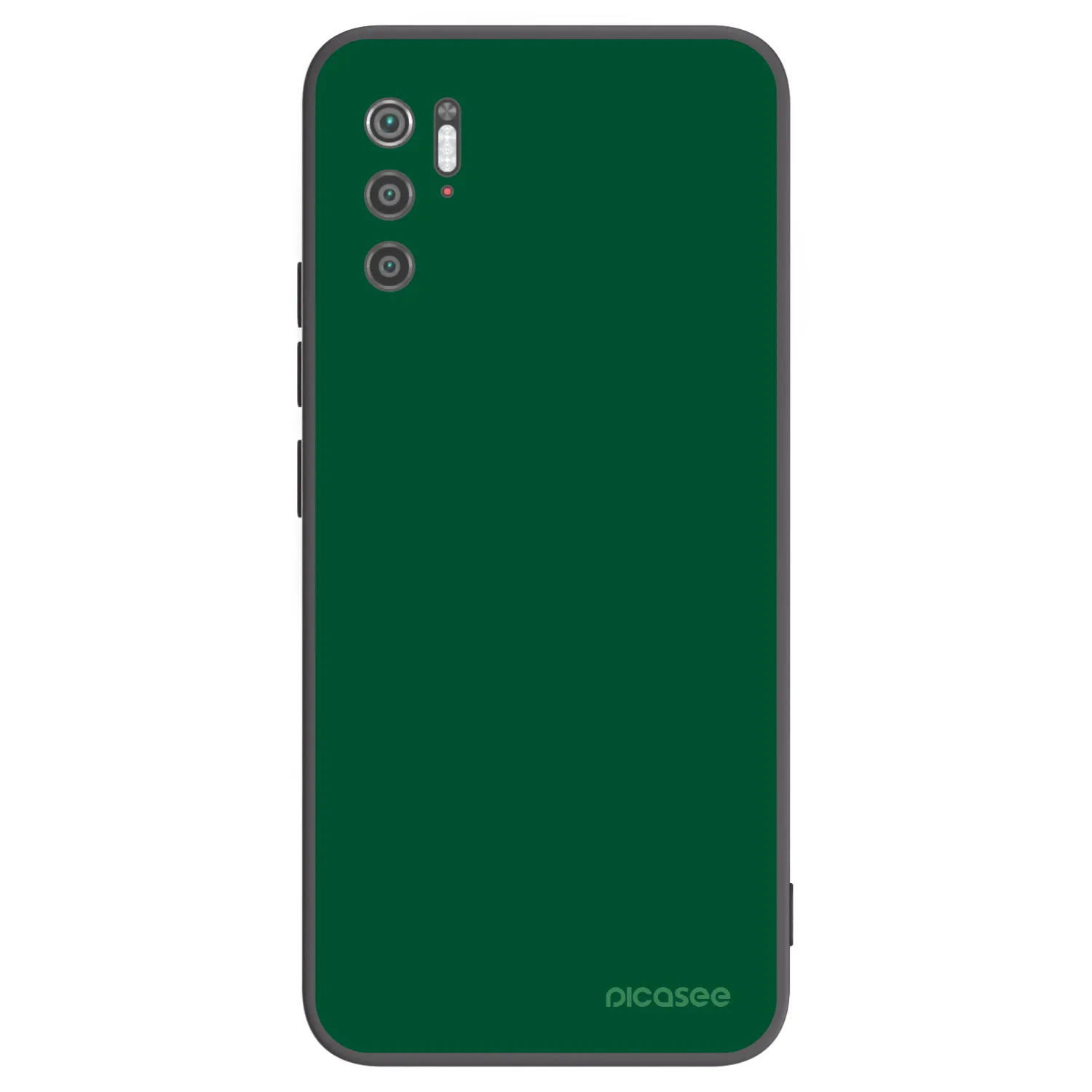 Picasee silikonový černý obal pro Xiaomi Poco M3 Pro 5G - Green Gleam