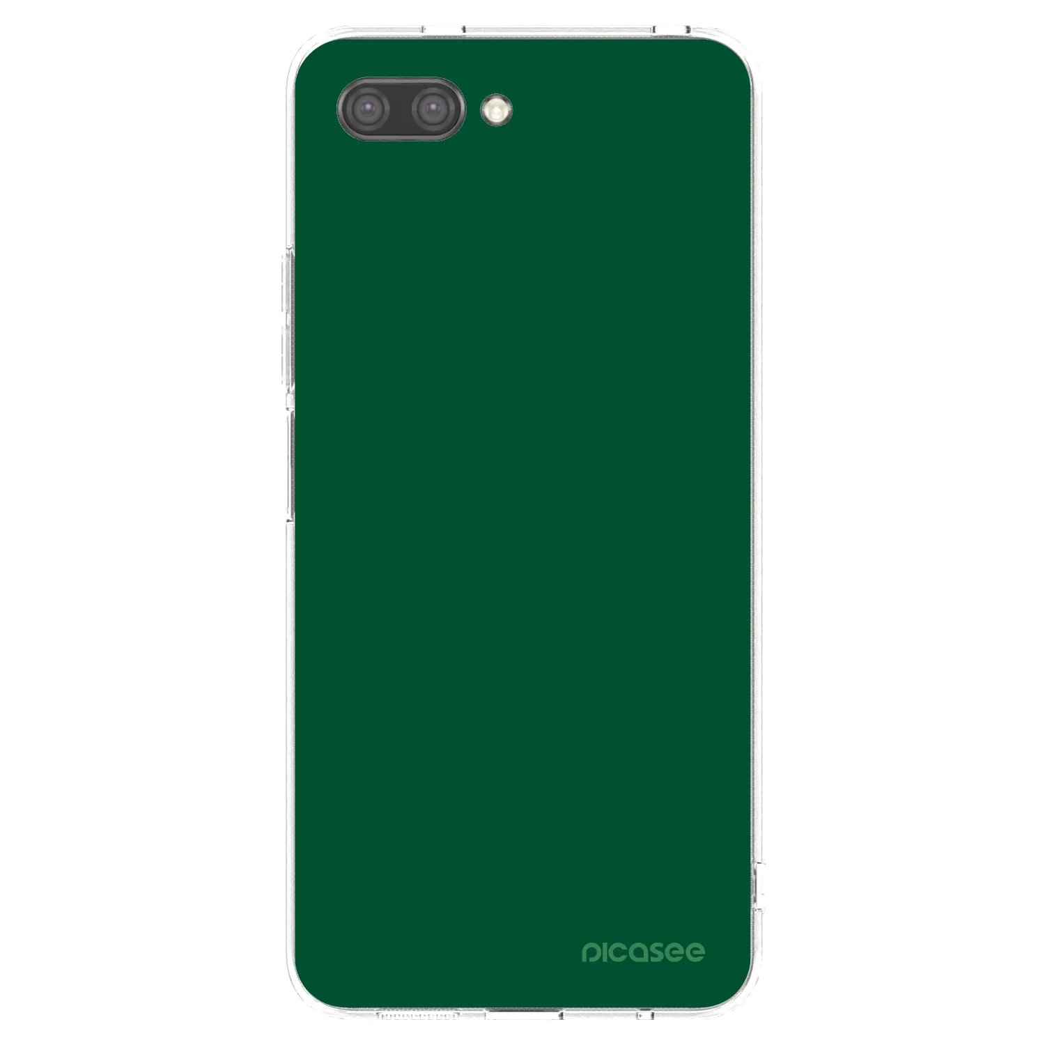 Picasee silikonový průhledný obal pro Honor 10 - Green Gleam