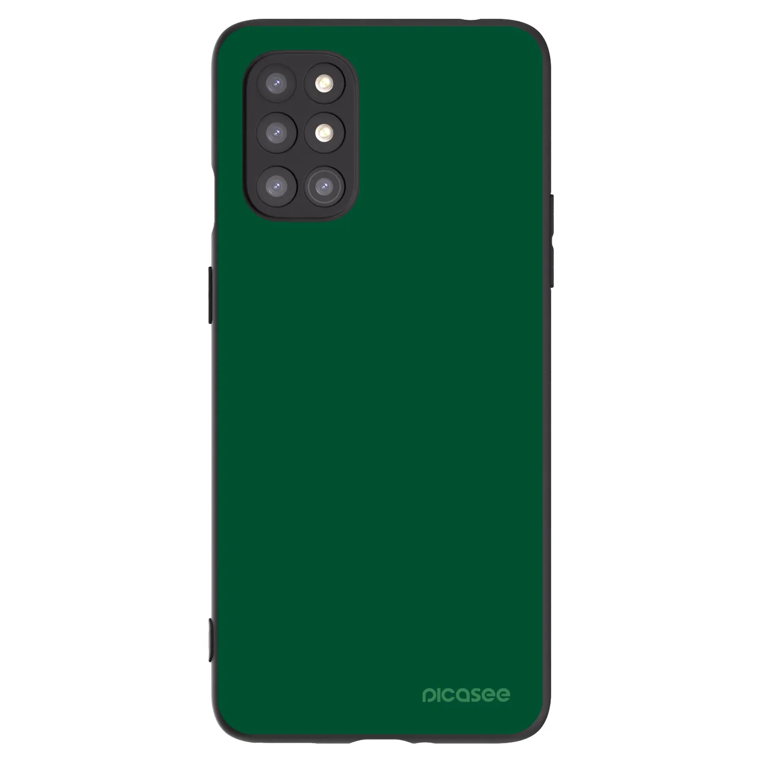 Picasee silikonový černý obal pro OnePlus 8T - Green Gleam