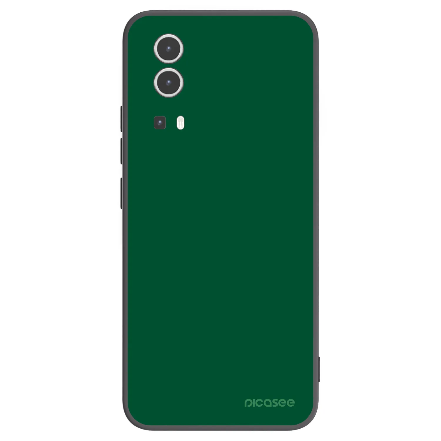 Picasee silikonový černý obal pro Vivo Y72 5G - Green Gleam