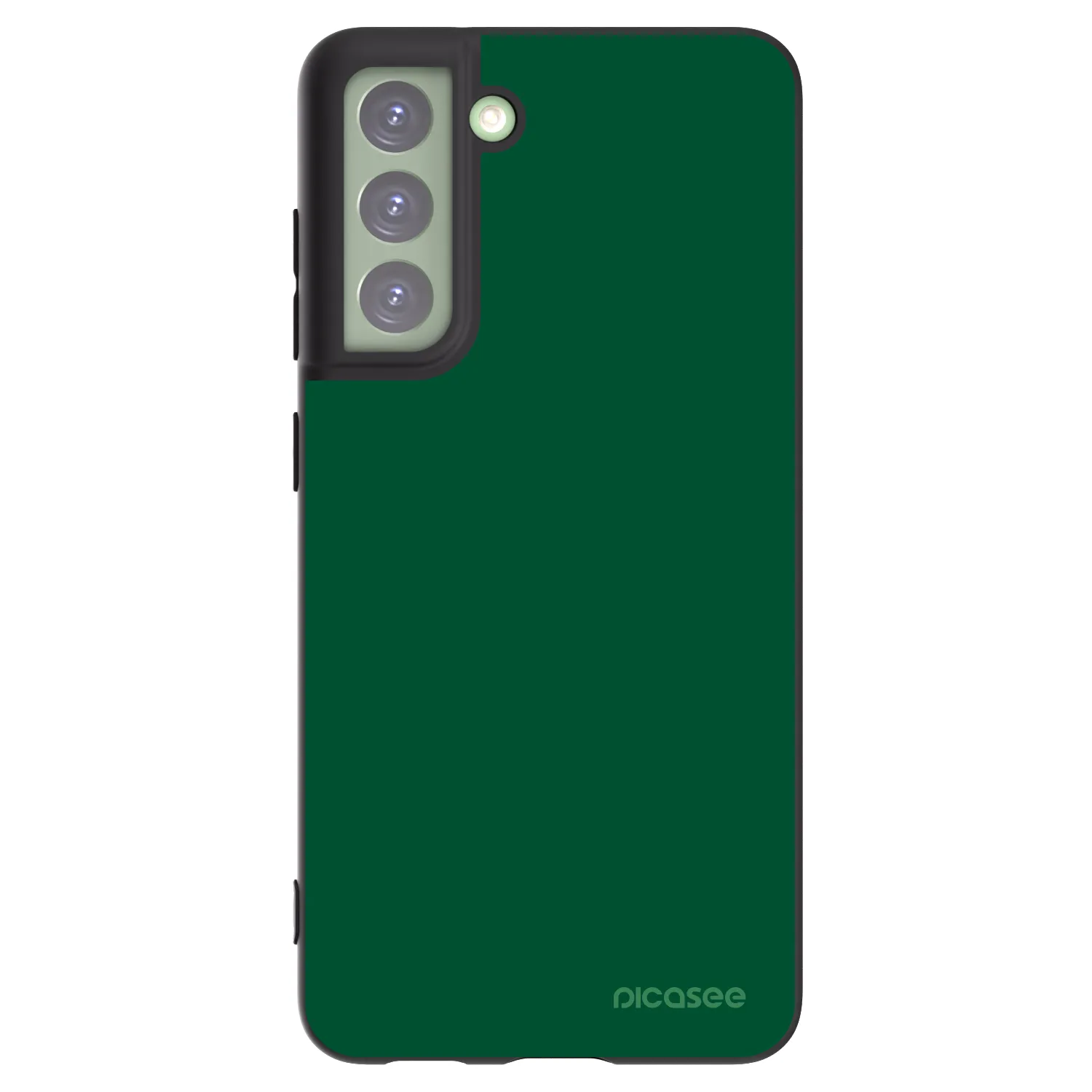 Picasee silikonový černý obal pro Samsung Galaxy S21 FE 5G - Green Gleam