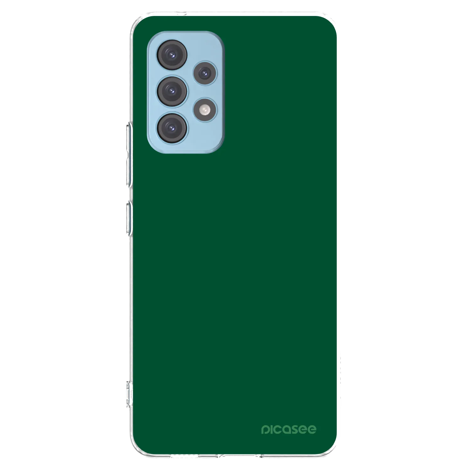 Picasee silikonový průhledný obal pro Samsung Galaxy A53 5G A536 - Green Gleam