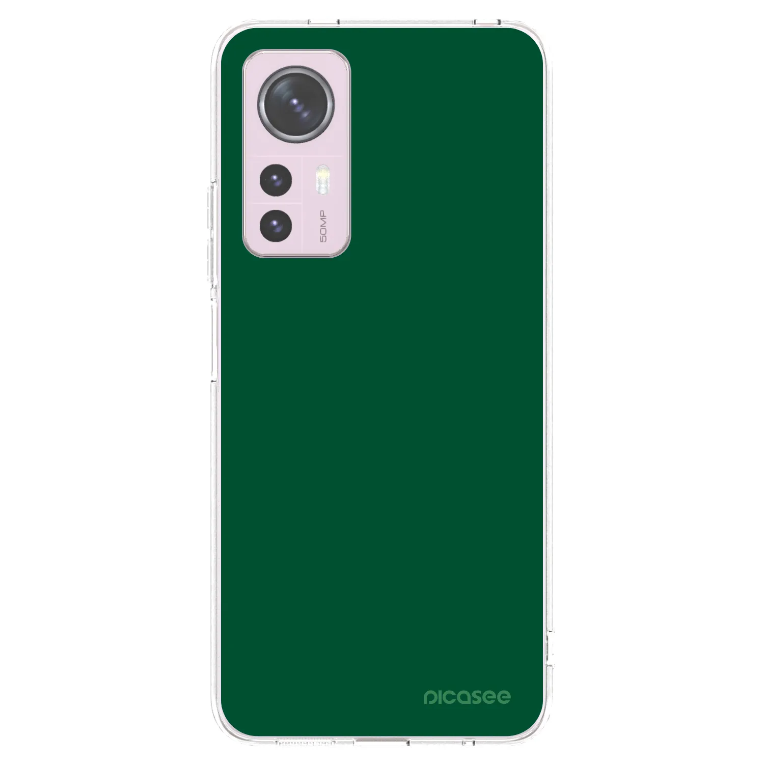 Picasee silikonový průhledný obal pro Xiaomi 12 - Green Gleam