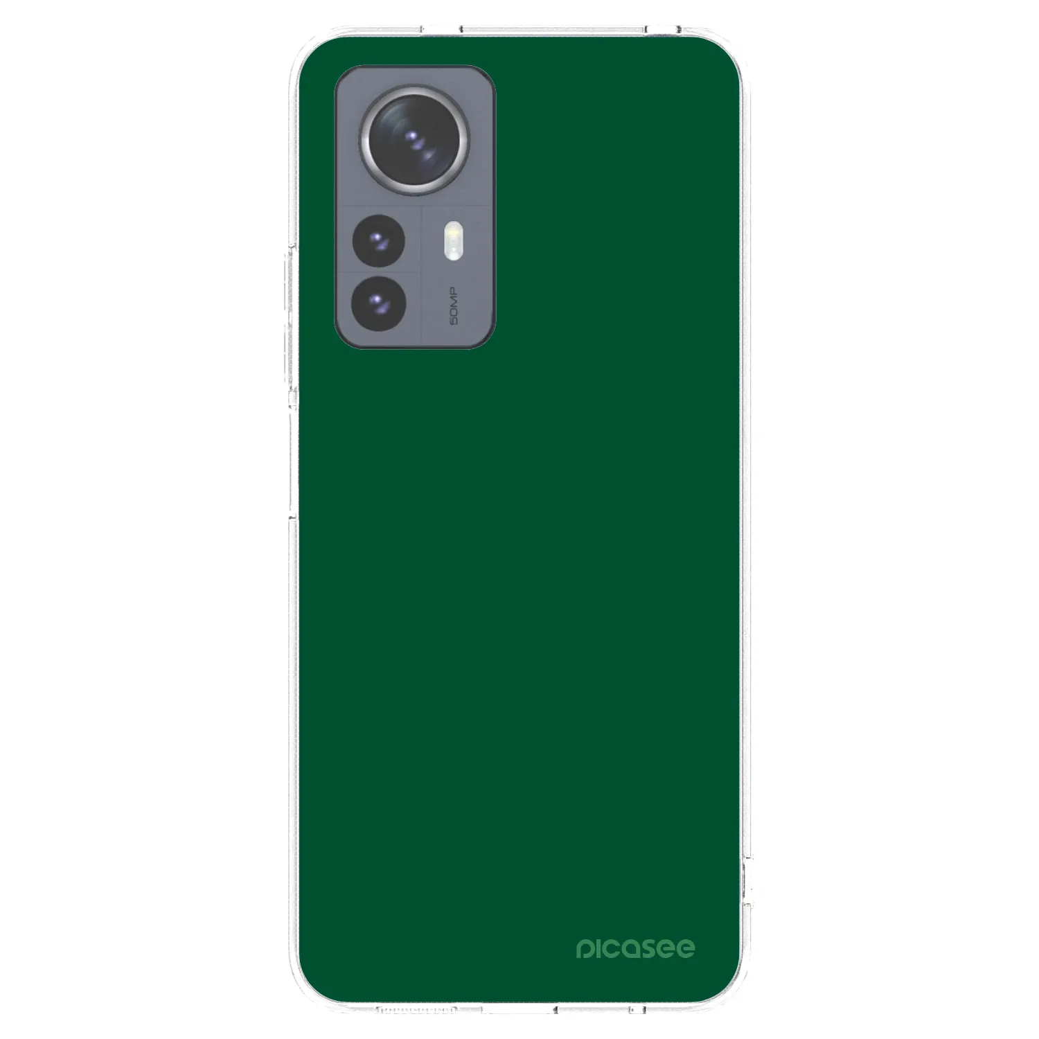 Picasee silikonový průhledný obal pro Xiaomi 12 Pro - Green Gleam