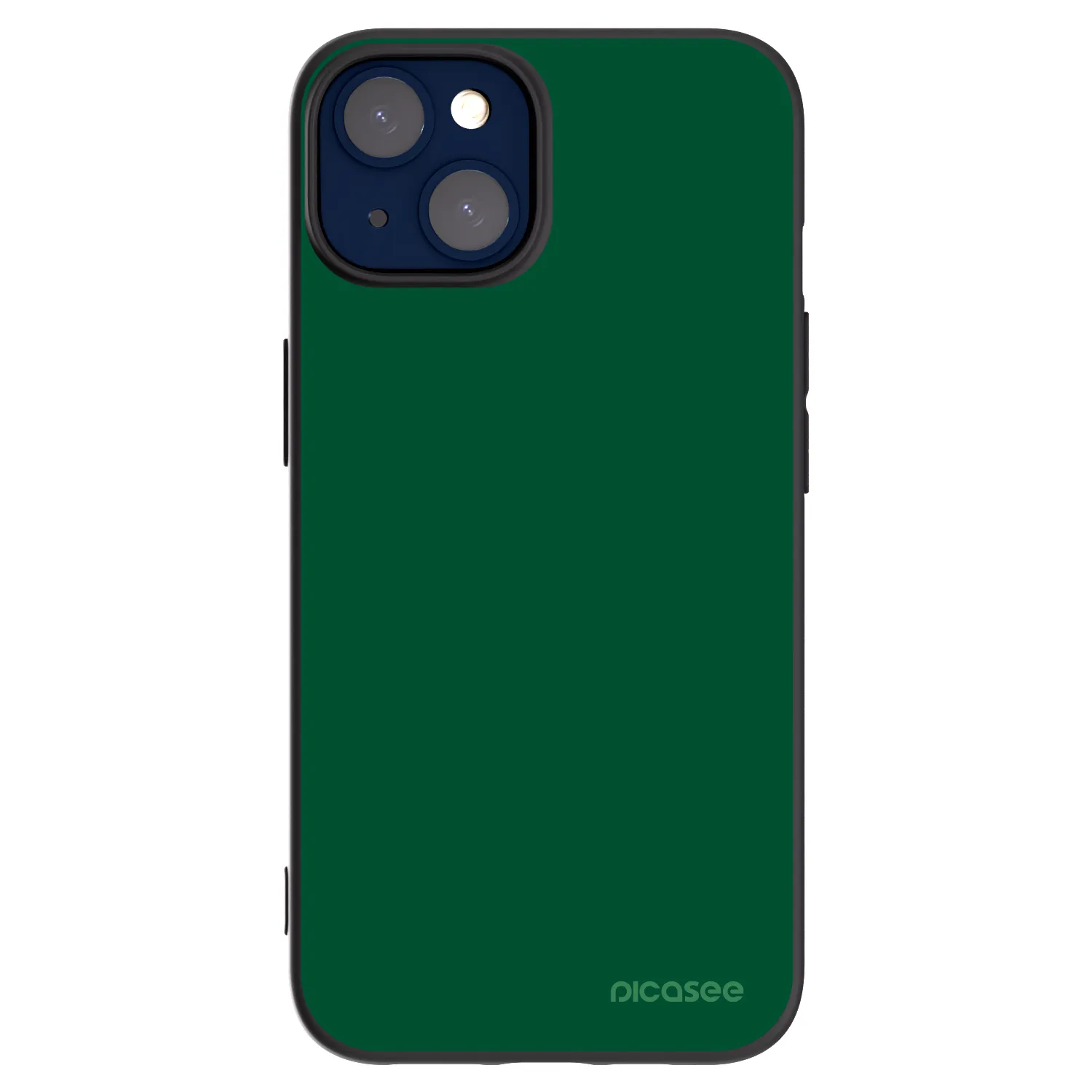 Picasee silikonový černý obal pro Apple iPhone 14 - Green Gleam