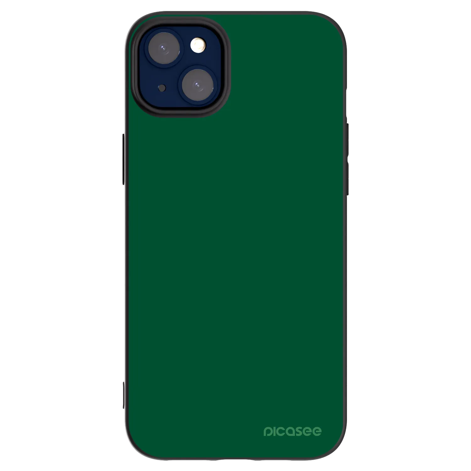 Picasee silikonový černý obal pro Apple iPhone 14 Plus - Green Gleam