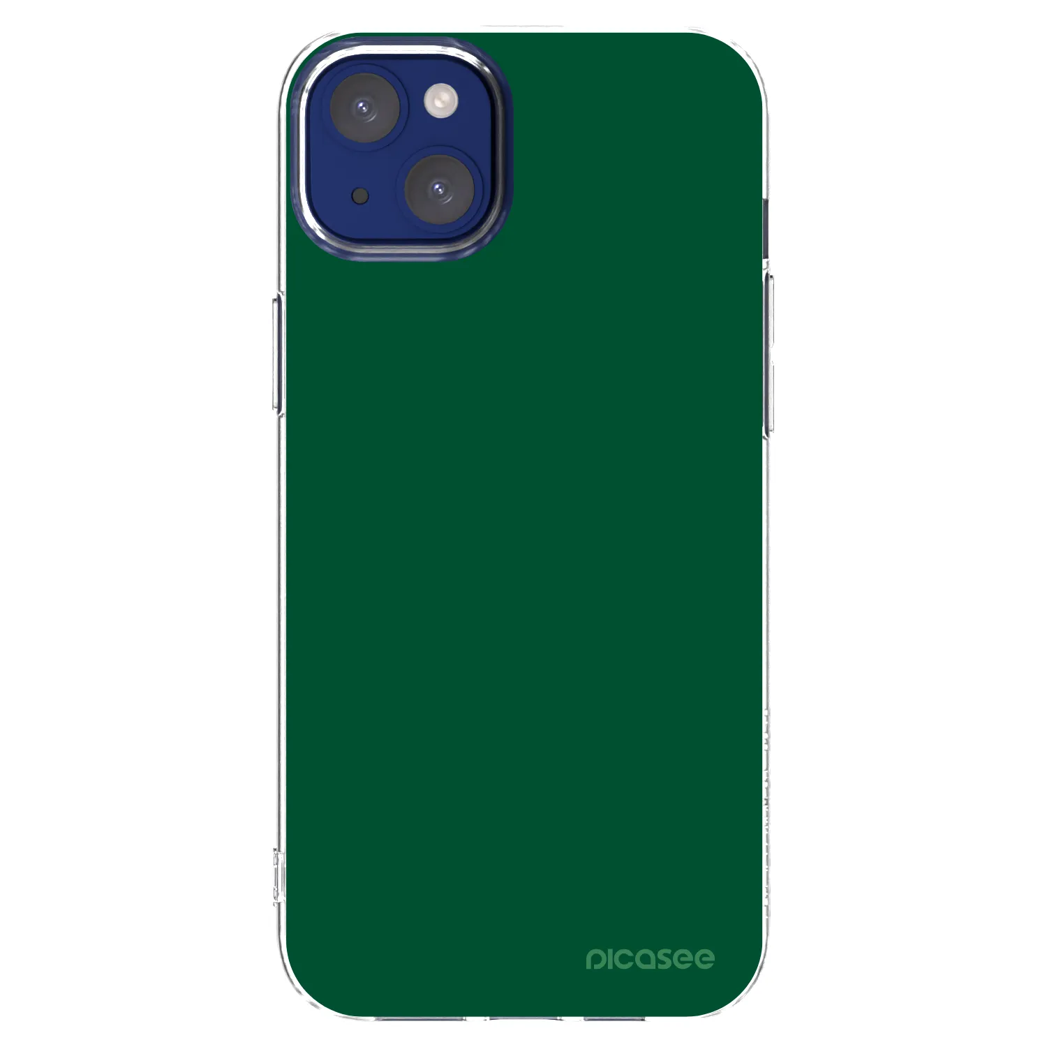 Picasee silikonový průhledný obal pro Apple iPhone 14 Plus - Green Gleam