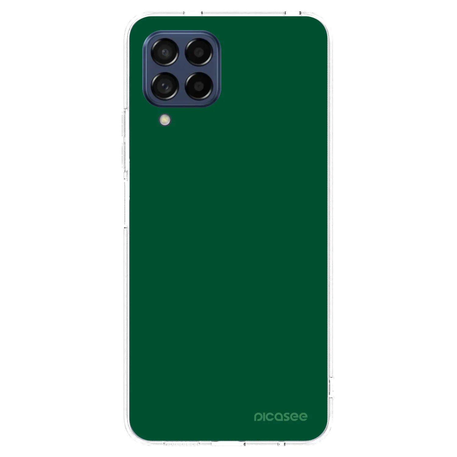 Picasee silikonový průhledný obal pro Samsung Galaxy M53 5G - Green Gleam