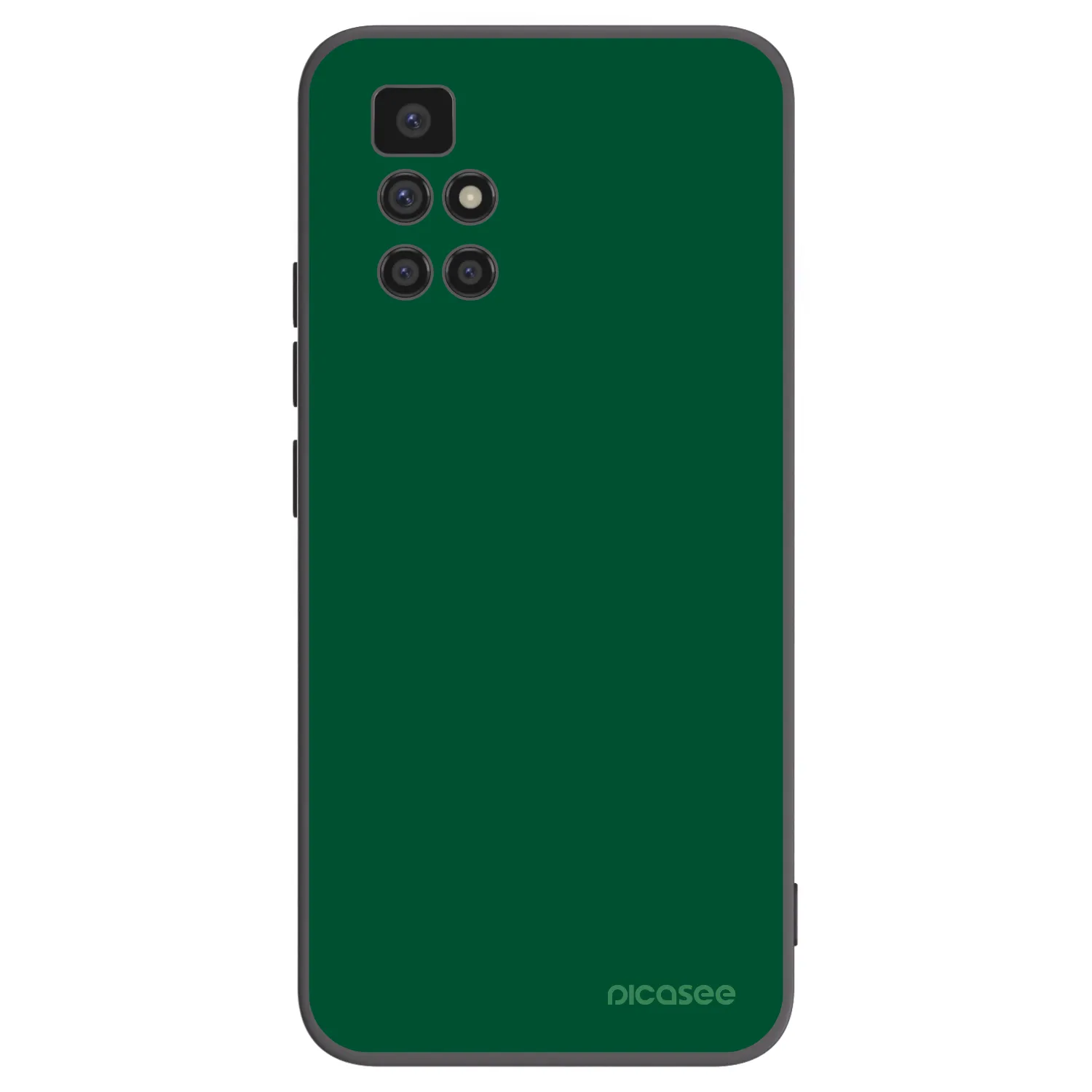 Picasee silikonový černý obal pro Xiaomi Redmi 10 (2022) - Green Gleam