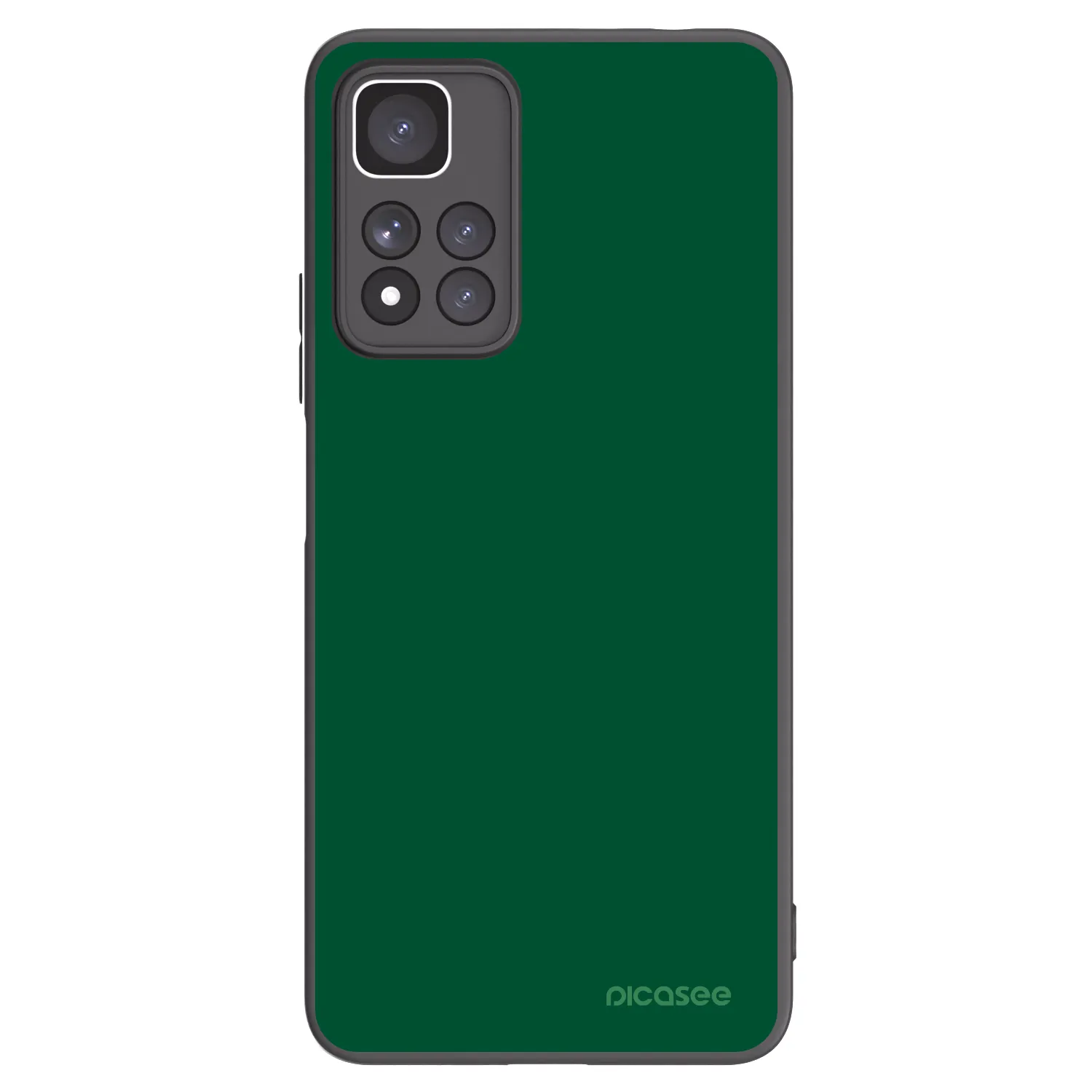 Picasee silikonový černý obal pro Xiaomi Redmi Note 11 Pro+ 5G - Green Gleam