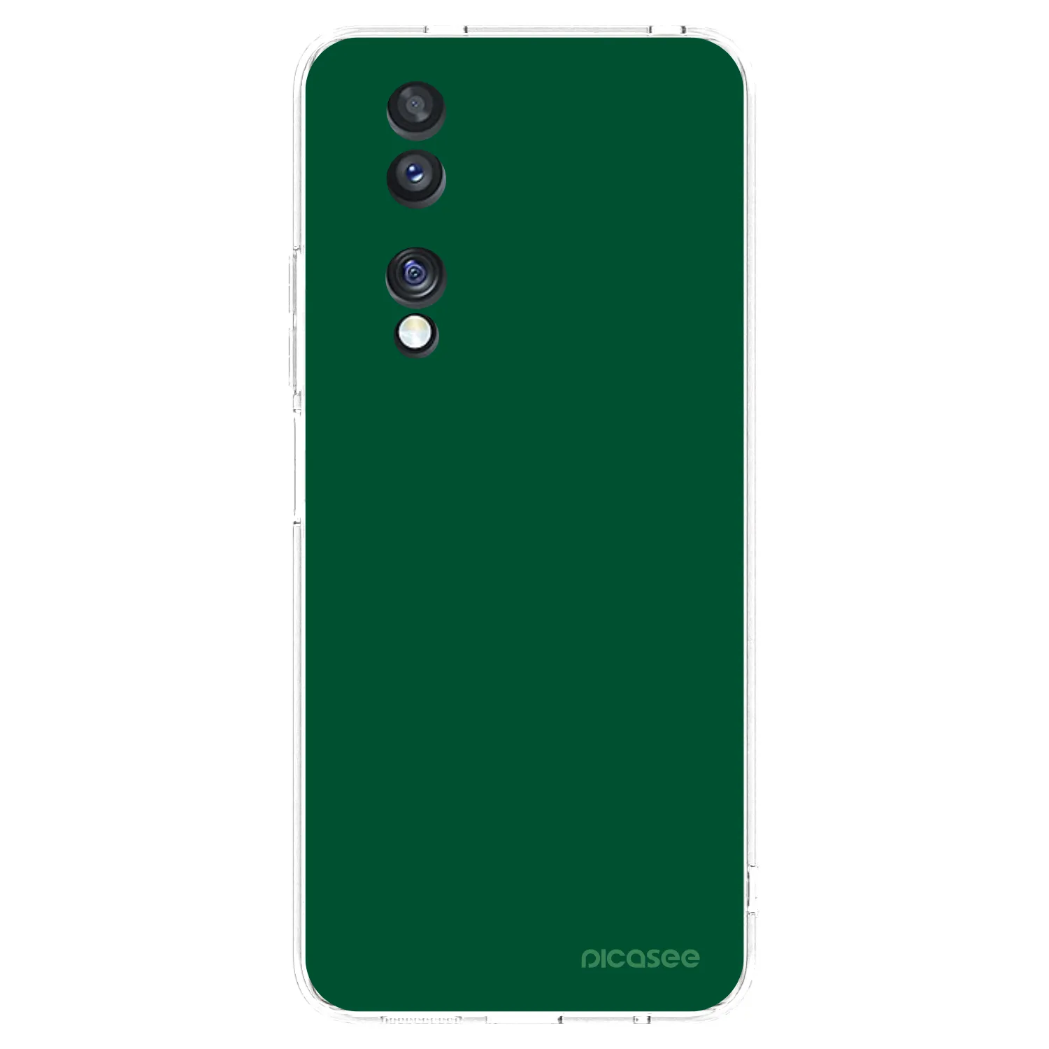 Picasee silikonový průhledný obal pro Honor 70 - Green Gleam
