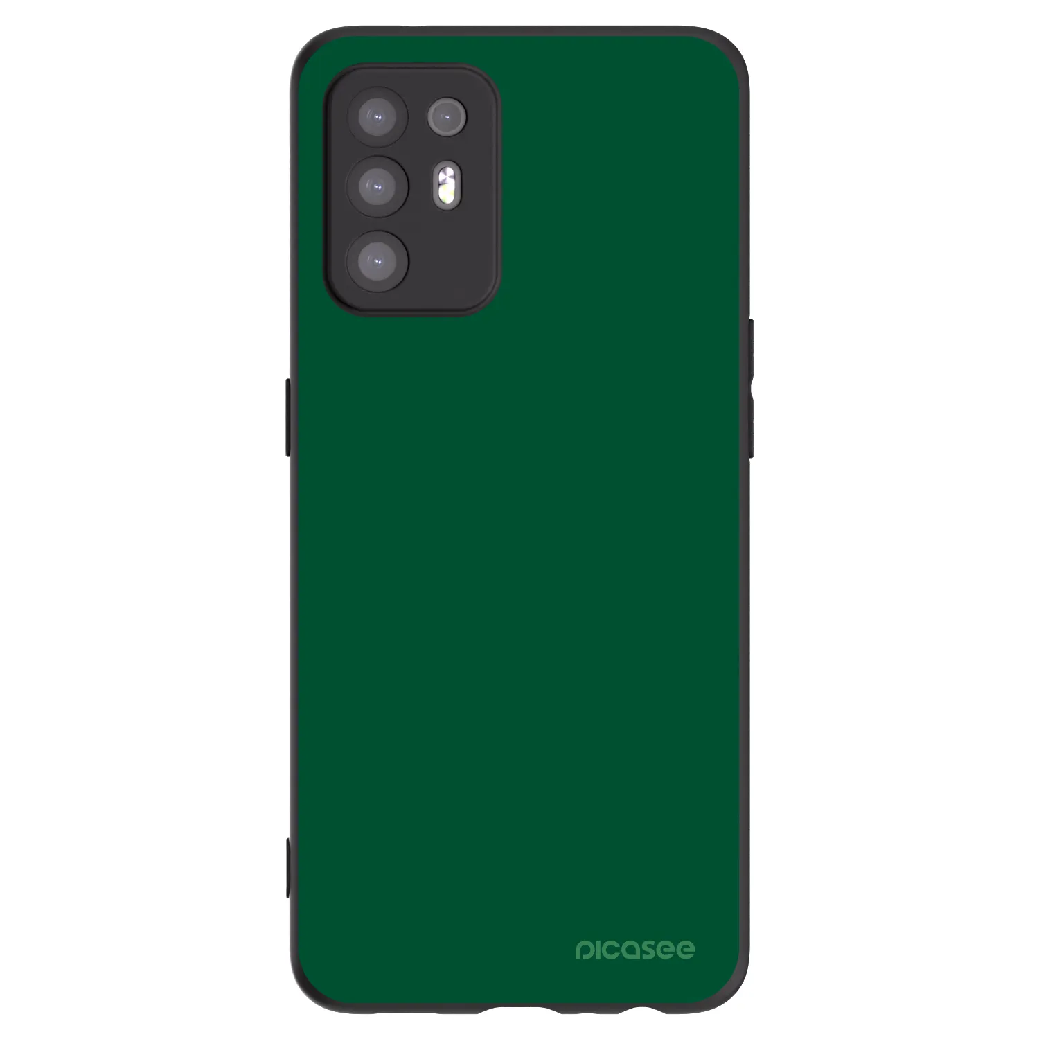 Picasee silikonový černý obal pro OPPO A94 5G - Green Gleam