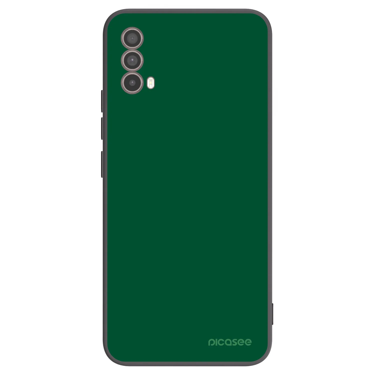 Picasee silikonový černý obal pro Motorola Moto E40 - Green Gleam