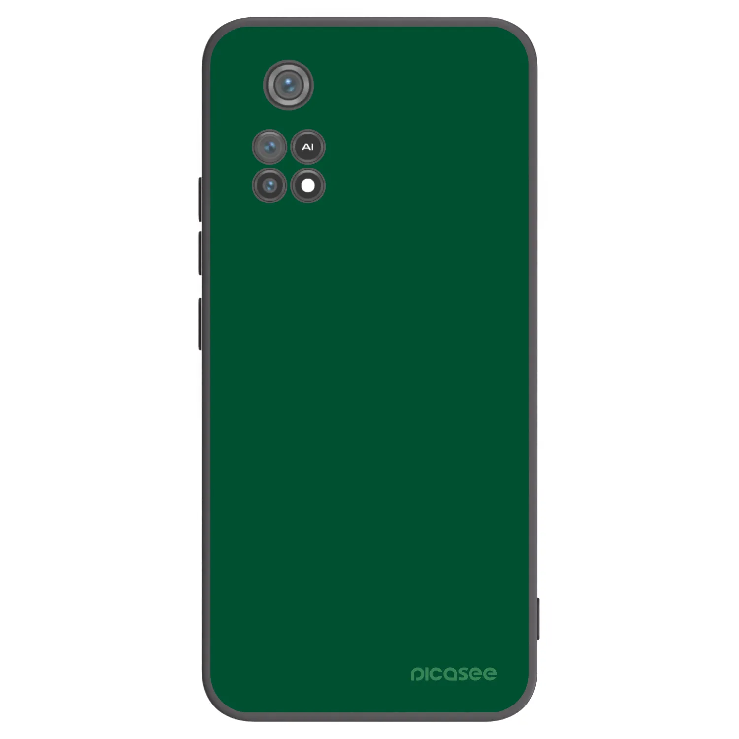 Picasee silikonový černý obal pro Xiaomi Poco M4 Pro - Green Gleam