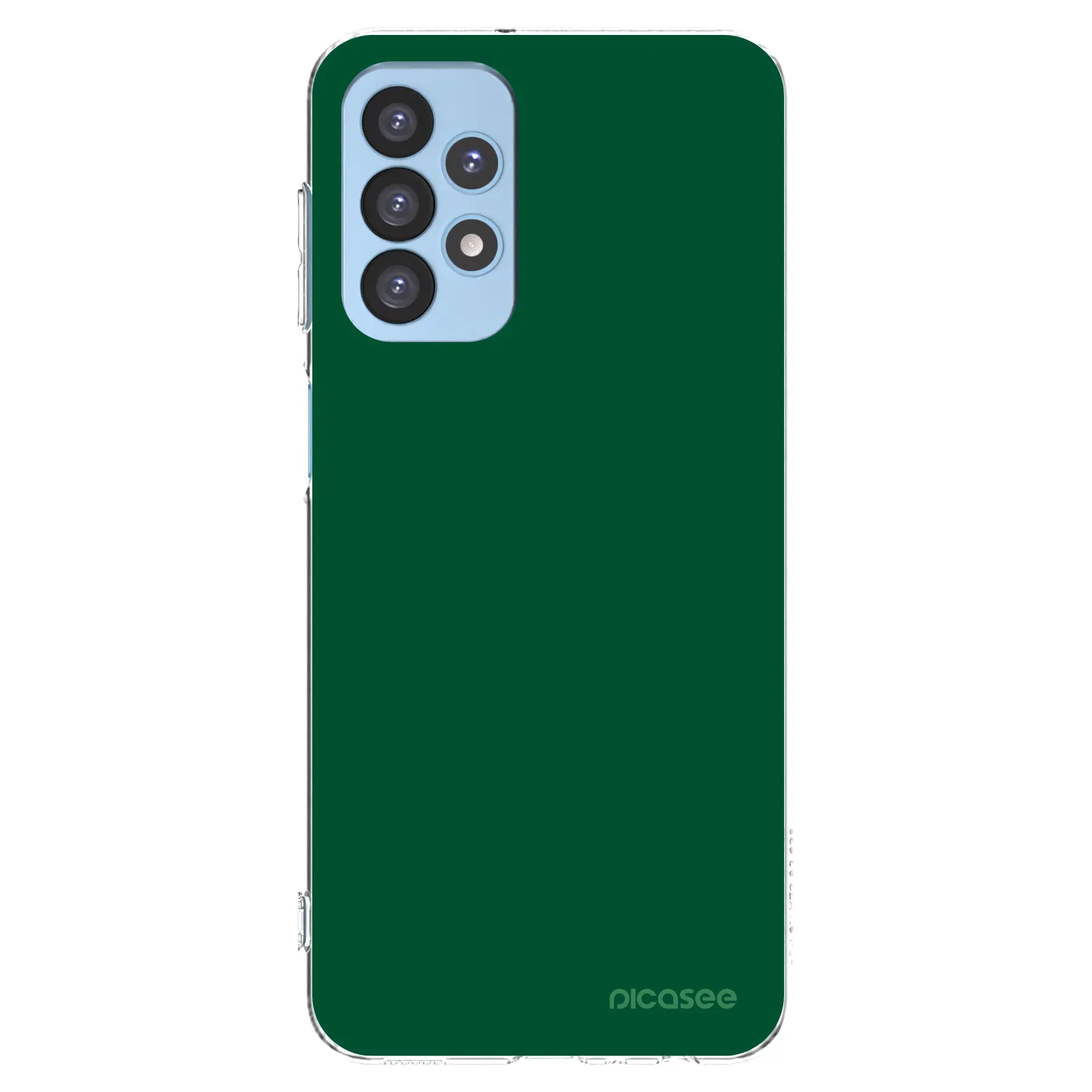 Picasee silikonový průhledný obal pro Samsung Galaxy A23 A235F 4G - Green Gleam
