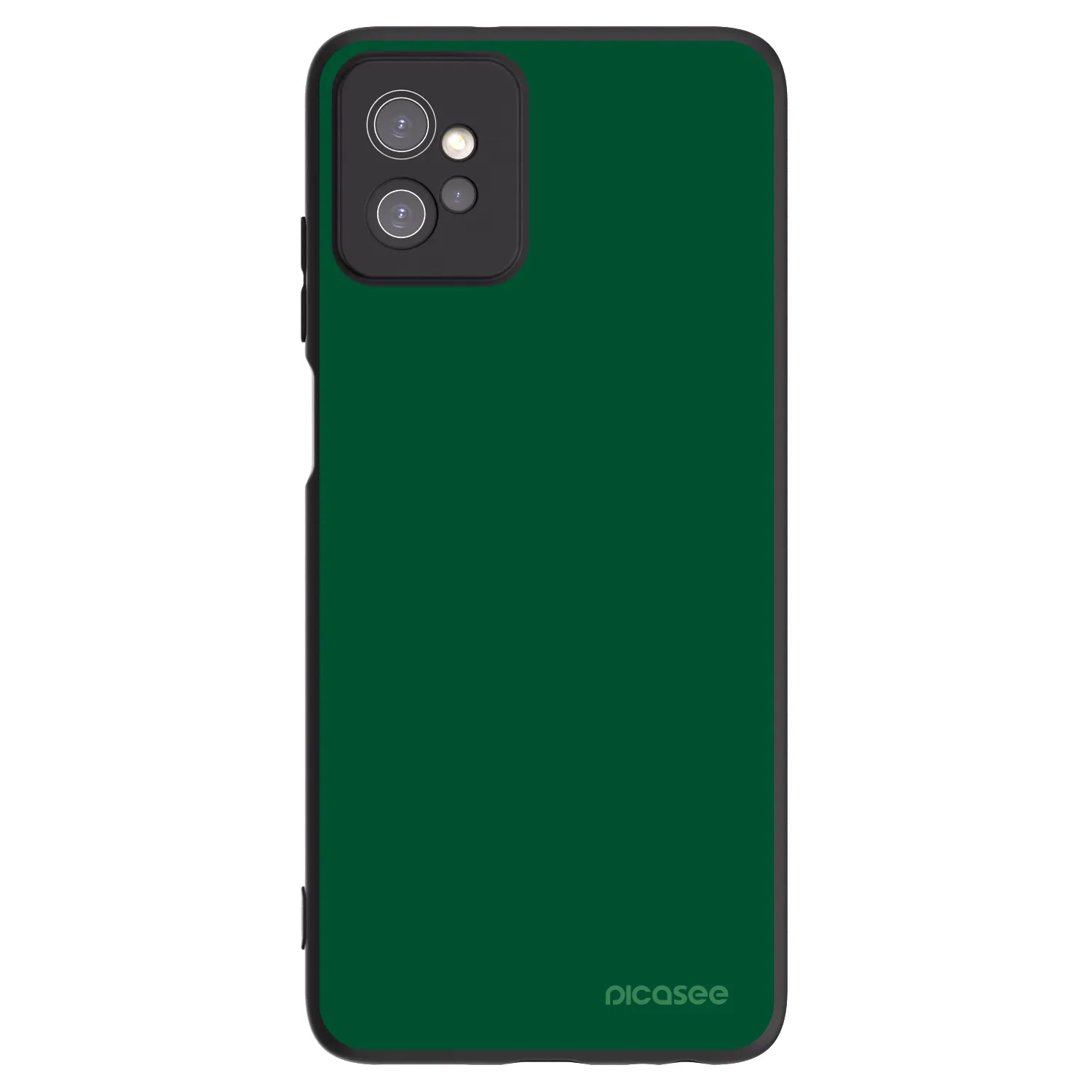 Picasee silikonový černý obal pro Motorola Moto G32 - Green Gleam