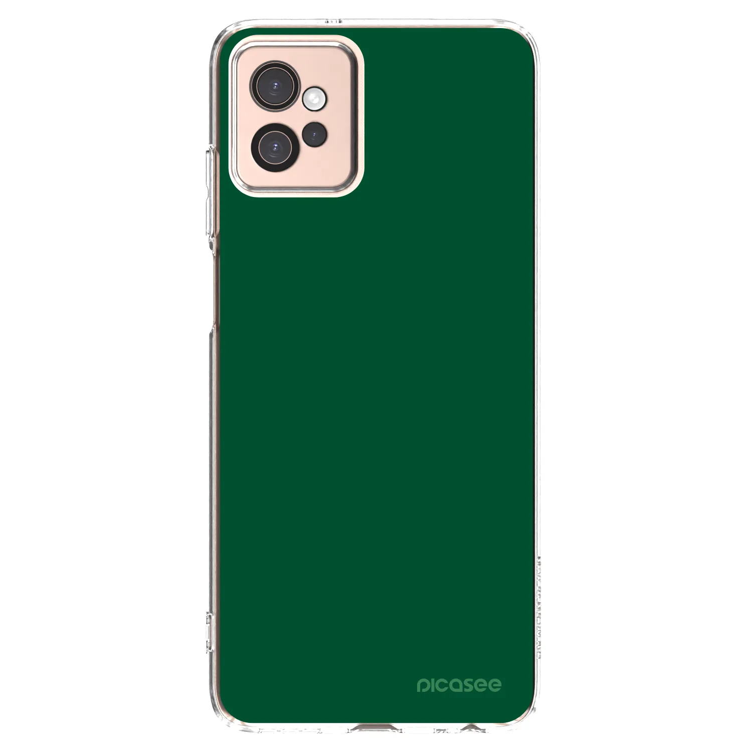 Picasee silikonový průhledný obal pro Motorola Moto G32 - Green Gleam
