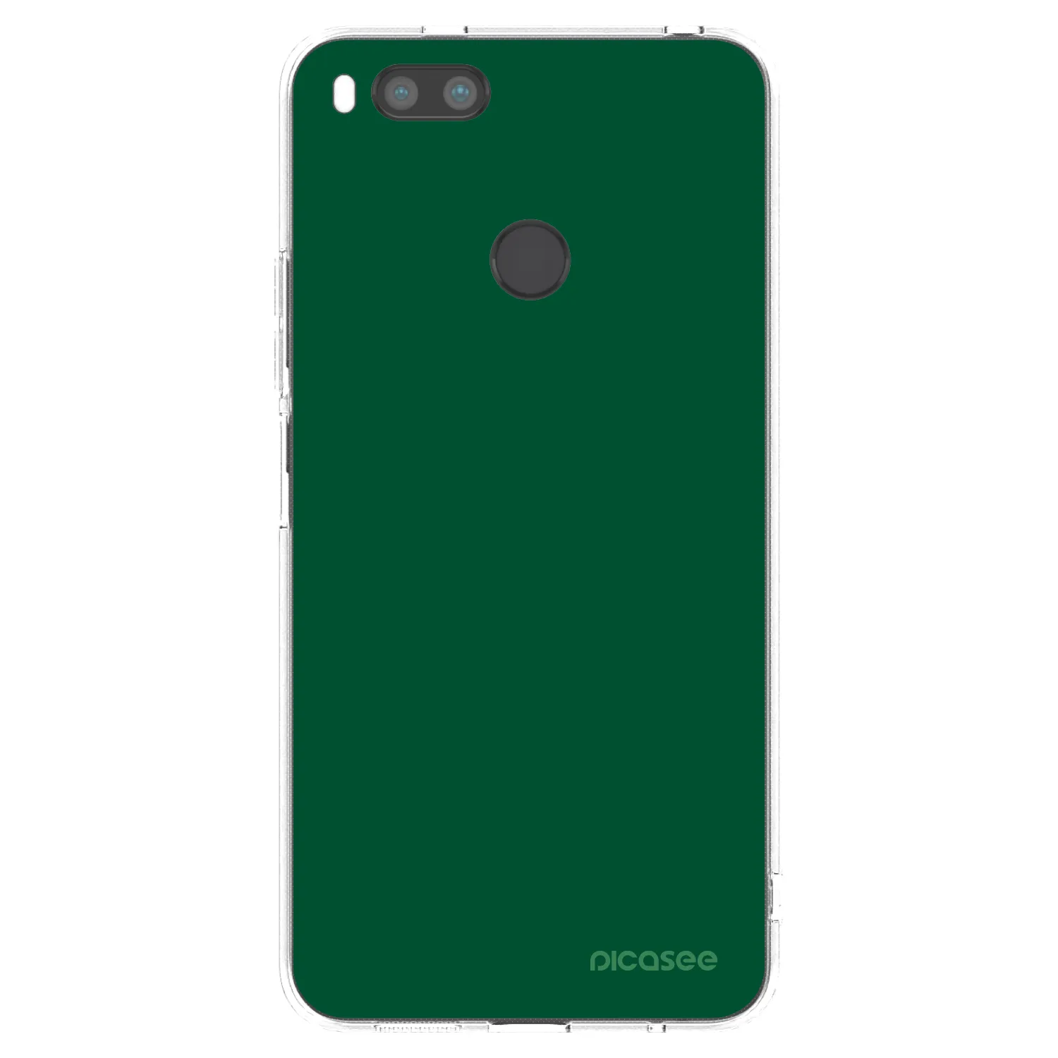 Picasee silikonový průhledný obal pro Xiaomi Redmi A1 - Green Gleam