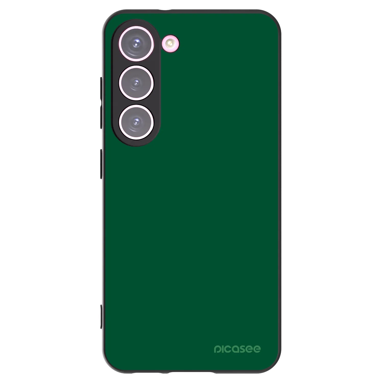 Picasee silikonový černý obal pro Samsung Galaxy S23 5G - Green Gleam