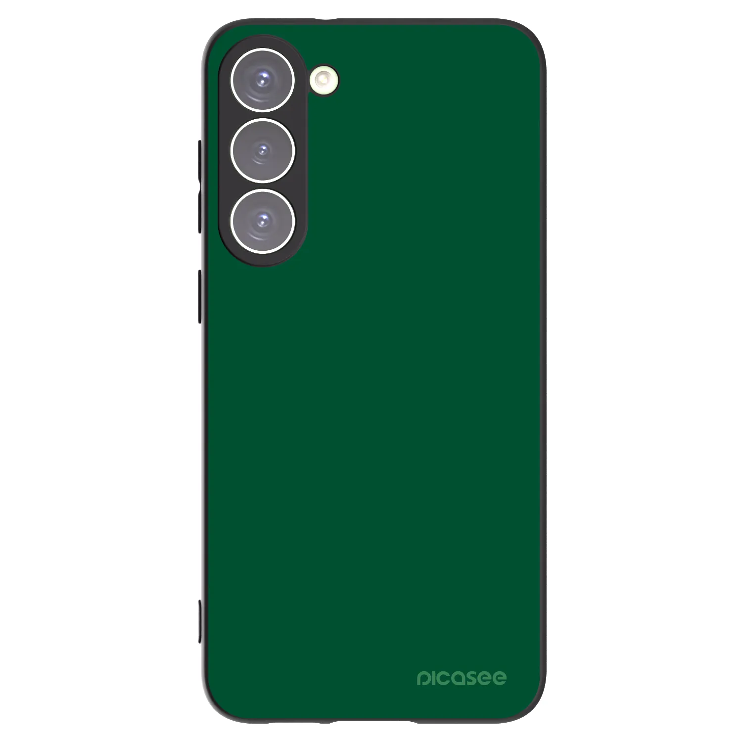 Picasee silikonový černý obal pro Samsung Galaxy S23+ 5G - Green Gleam