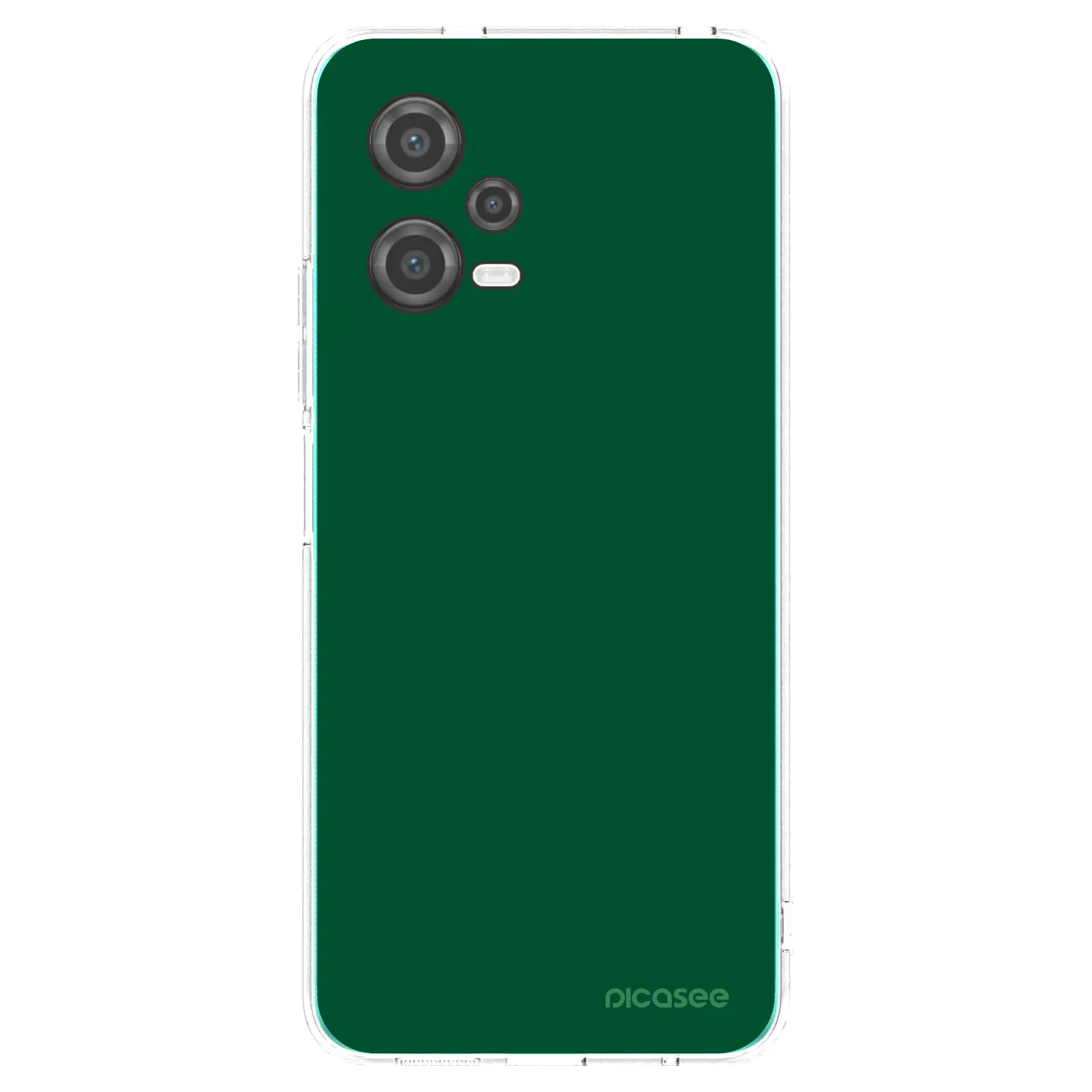 Picasee silikonový průhledný obal pro Xiaomi Poco X5 - Green Gleam