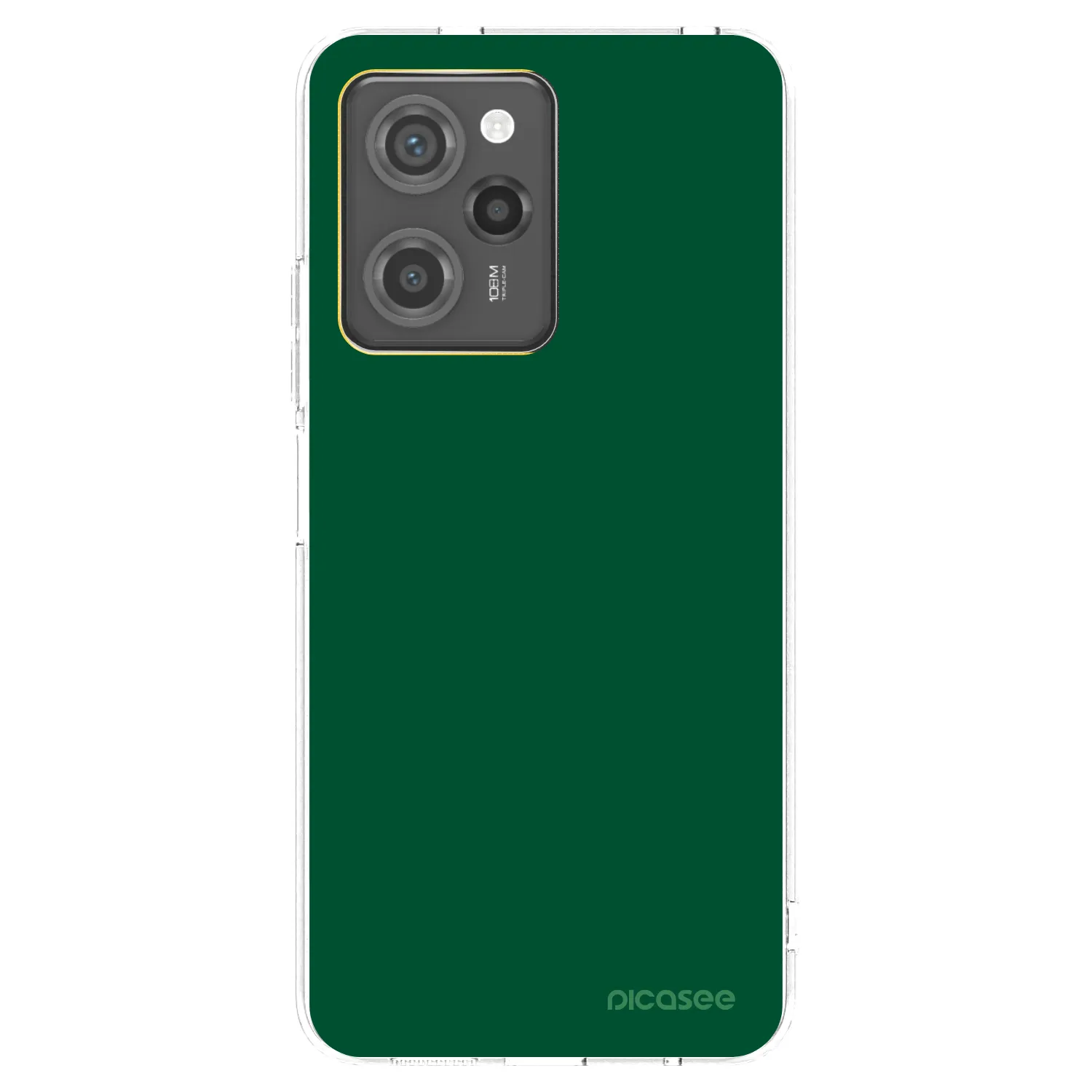 Picasee silikonový průhledný obal pro Xiaomi Poco X5 Pro - Green Gleam