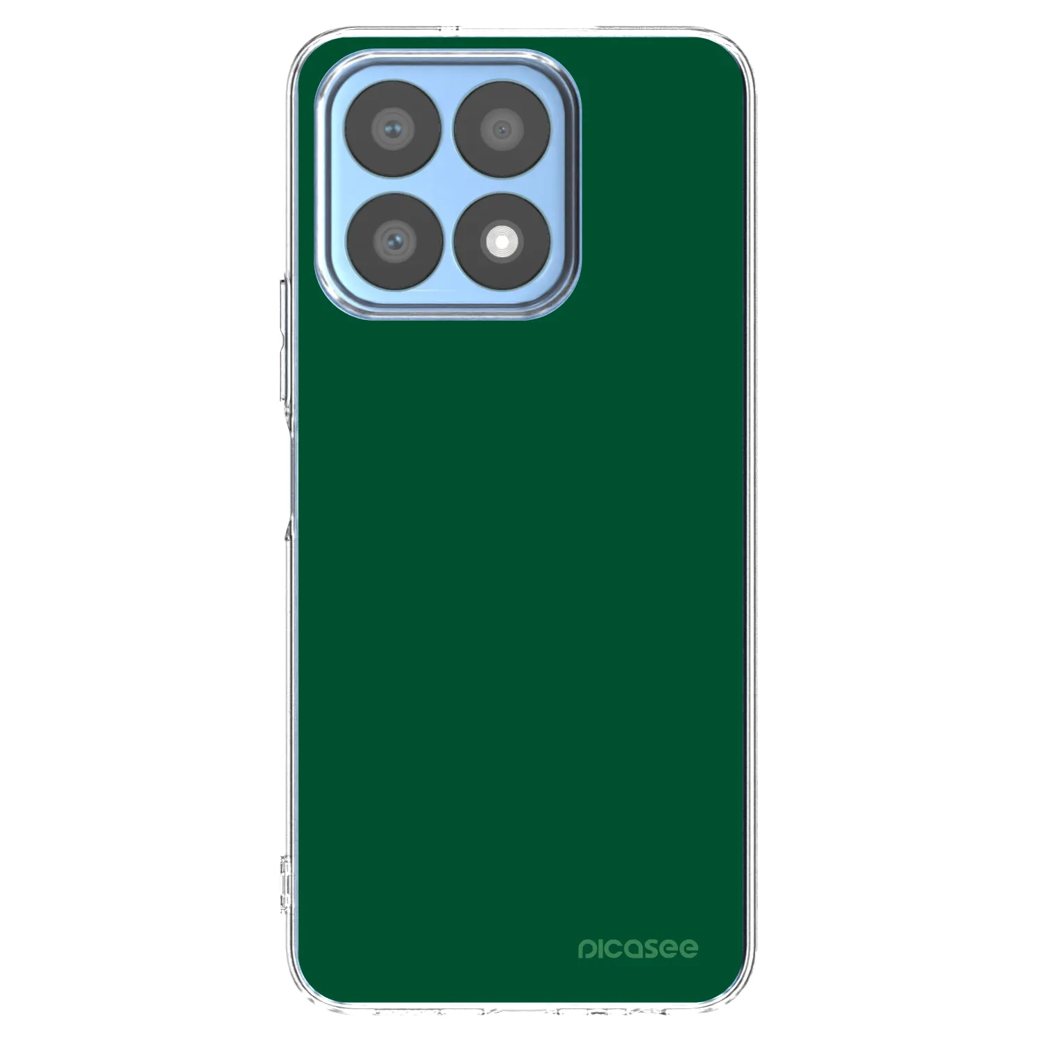 Picasee silikonový průhledný obal pro Honor X8a - Green Gleam