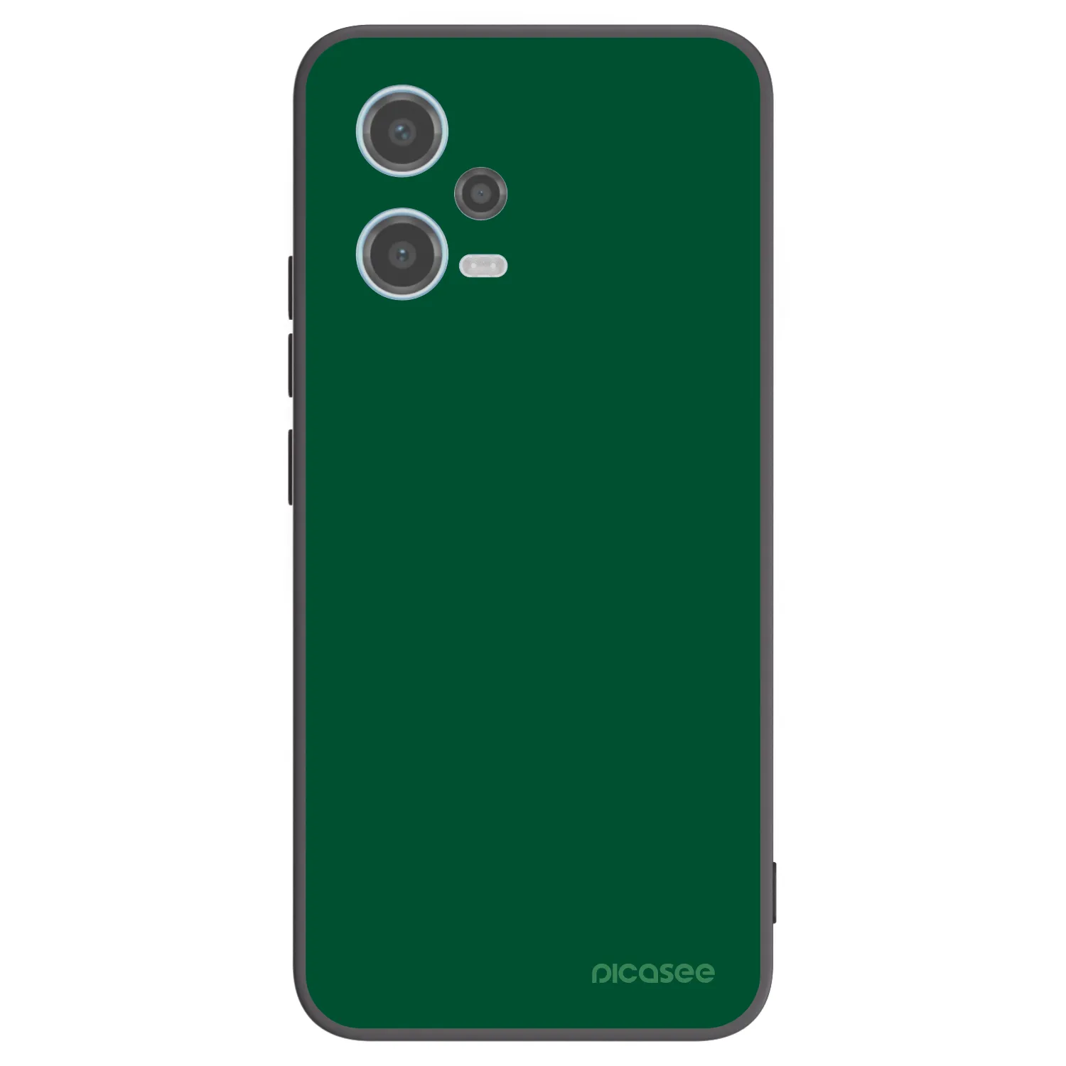 Picasee silikonový černý obal pro Xiaomi Redmi Note 12 5G - Green Gleam