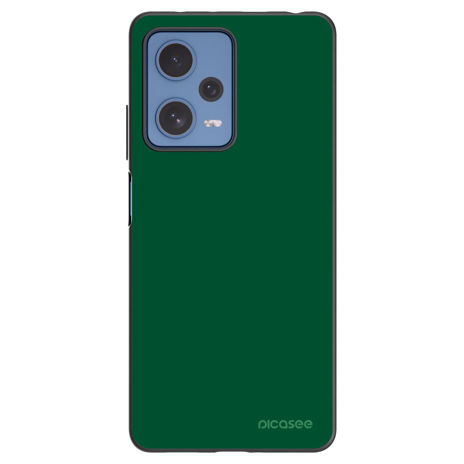 Picasee silikonový černý obal pro Xiaomi Redmi Note 12 Pro 5G - Green Gleam