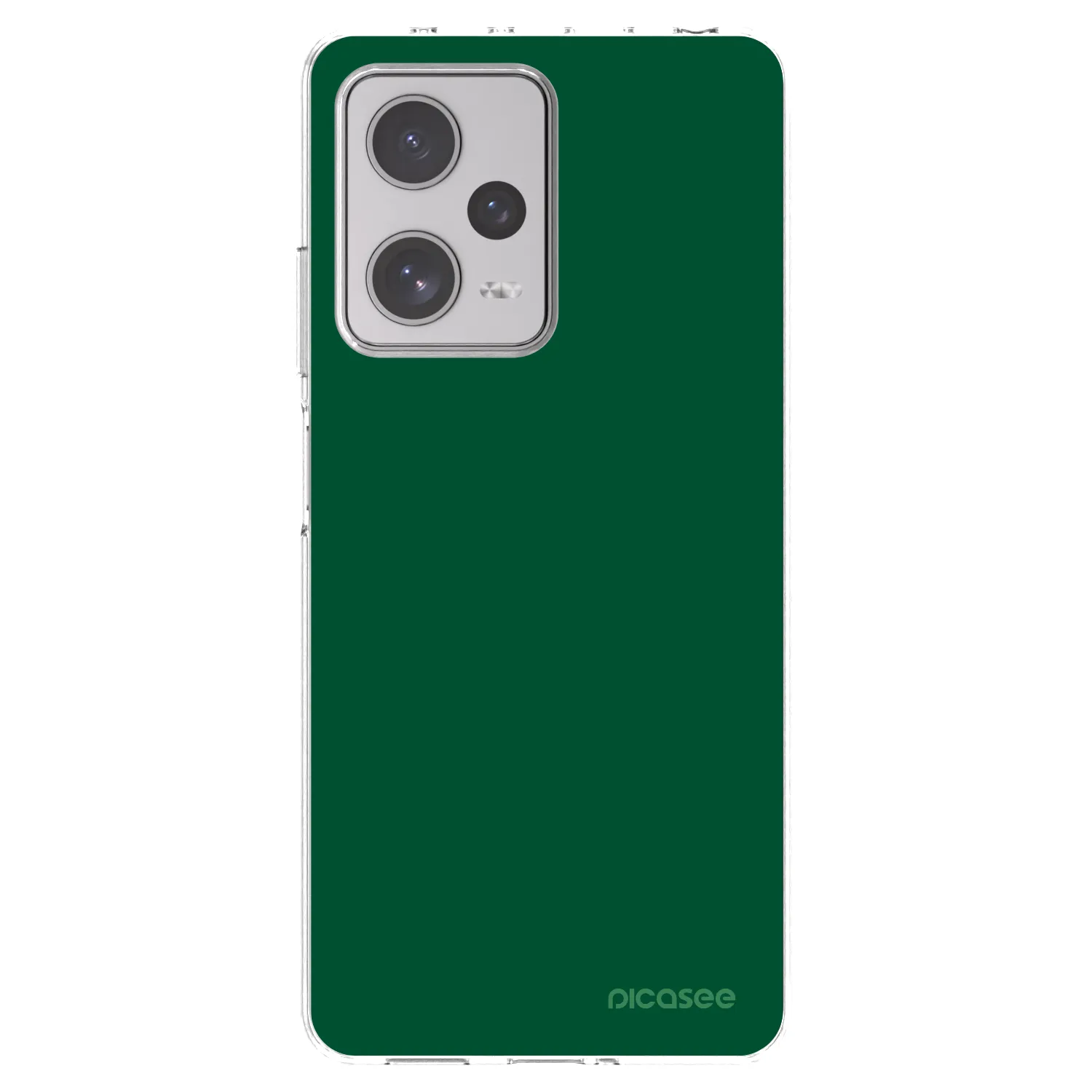 Picasee silikonový průhledný obal pro Xiaomi Redmi Note 12 Pro+ 5G - Green Gleam