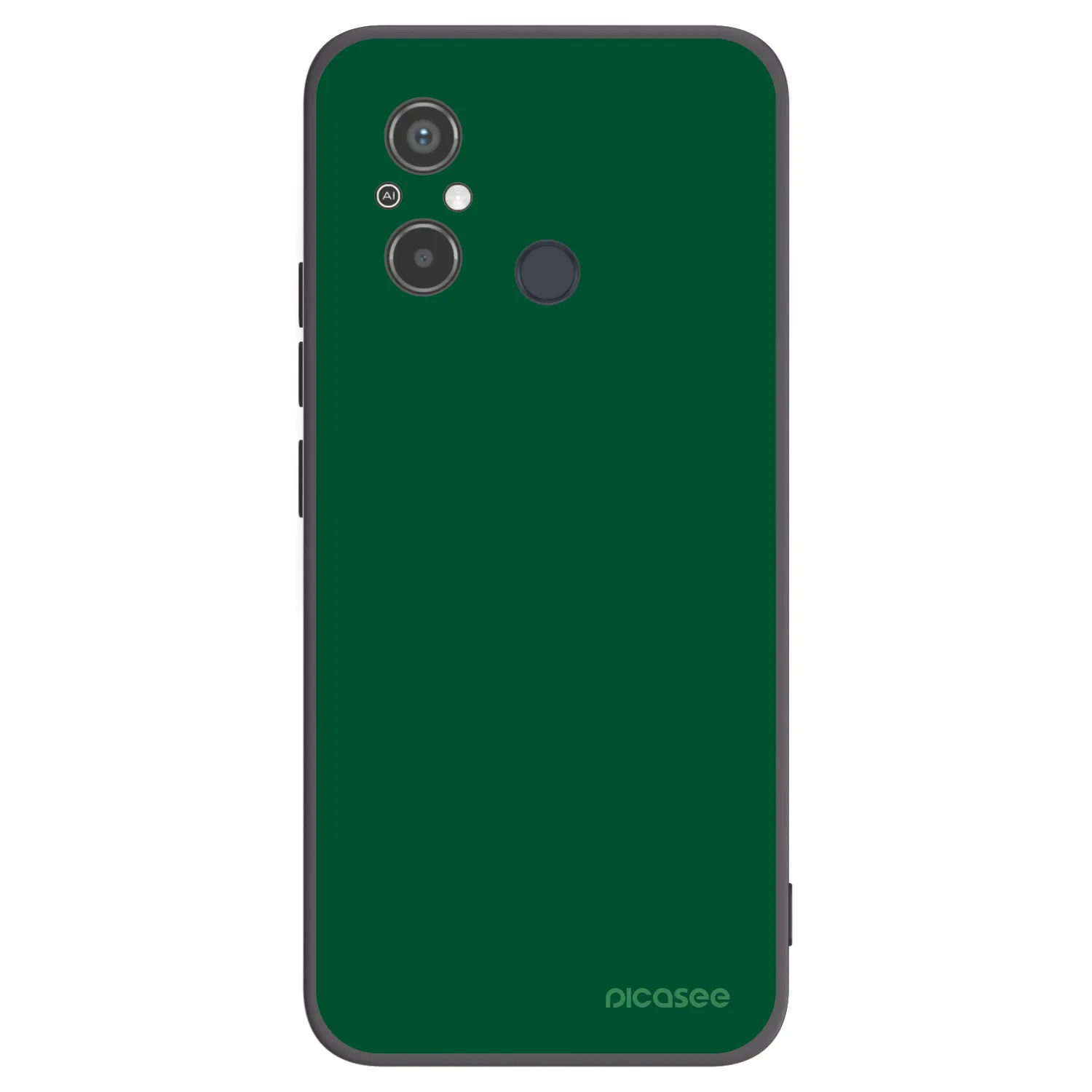 Picasee silikonový černý obal pro Xiaomi Redmi 12C - Green Gleam