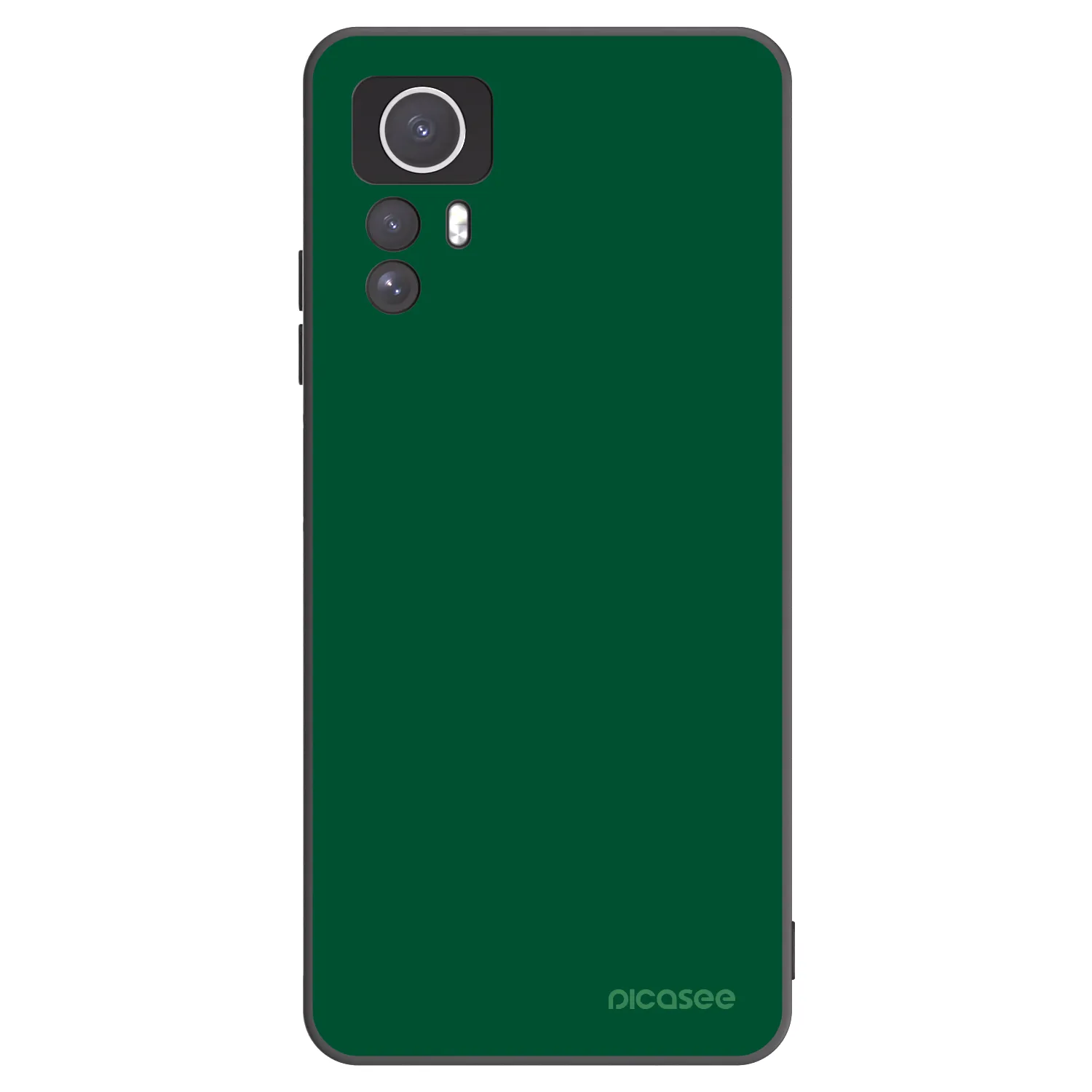 Picasee silikonový černý obal pro Xiaomi Redmi Note 12S - Green Gleam