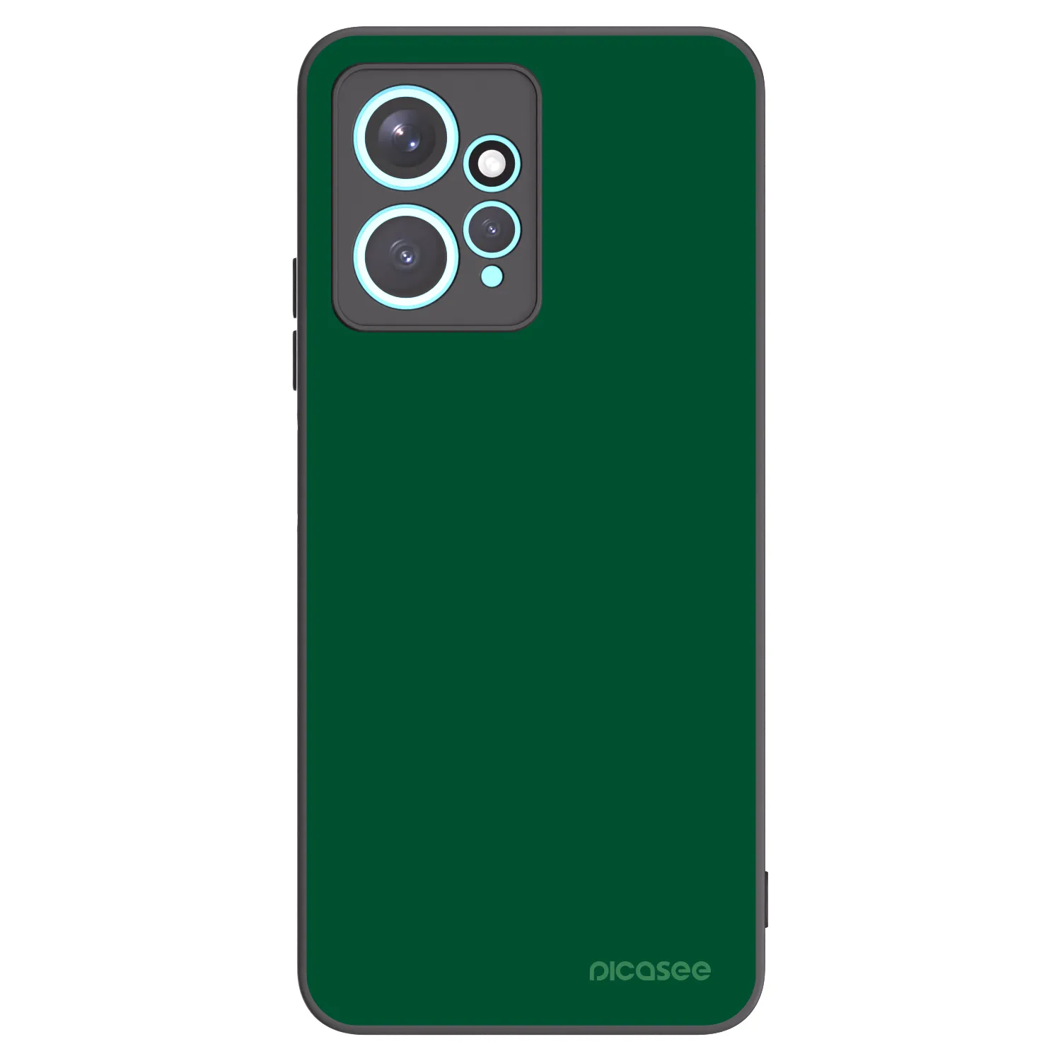 Picasee silikonový černý obal pro Xiaomi Redmi Note 12 4G - Green Gleam