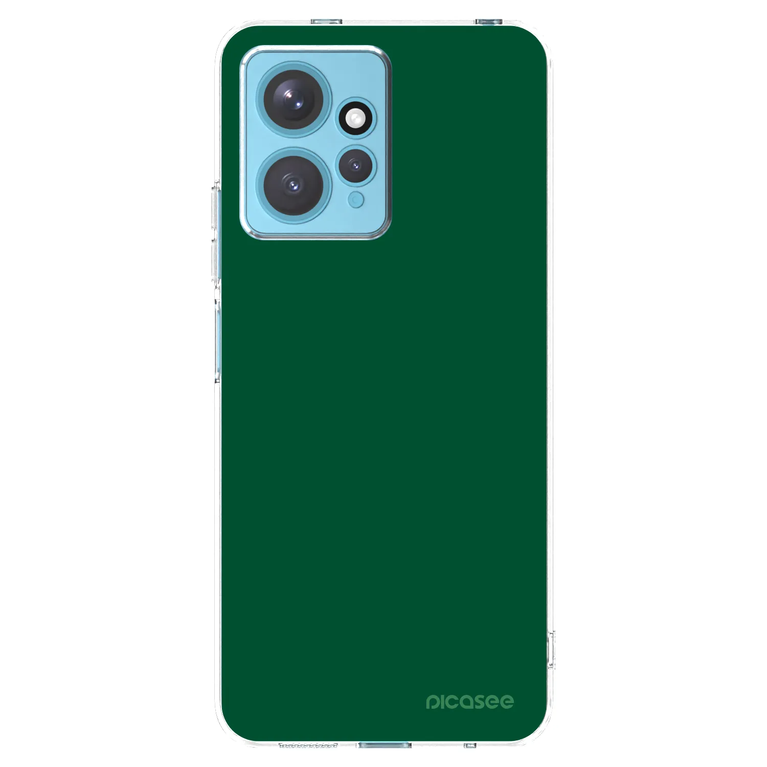 Picasee silikonový průhledný obal pro Xiaomi Redmi Note 12 4G - Green Gleam