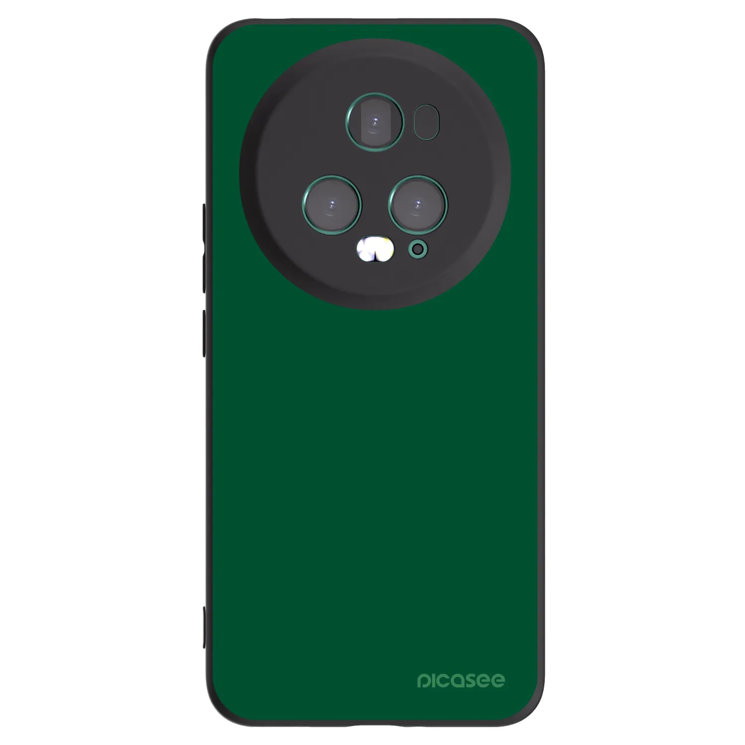 Picasee silikonový černý obal pro Honor Magic5 Pro - Green Gleam