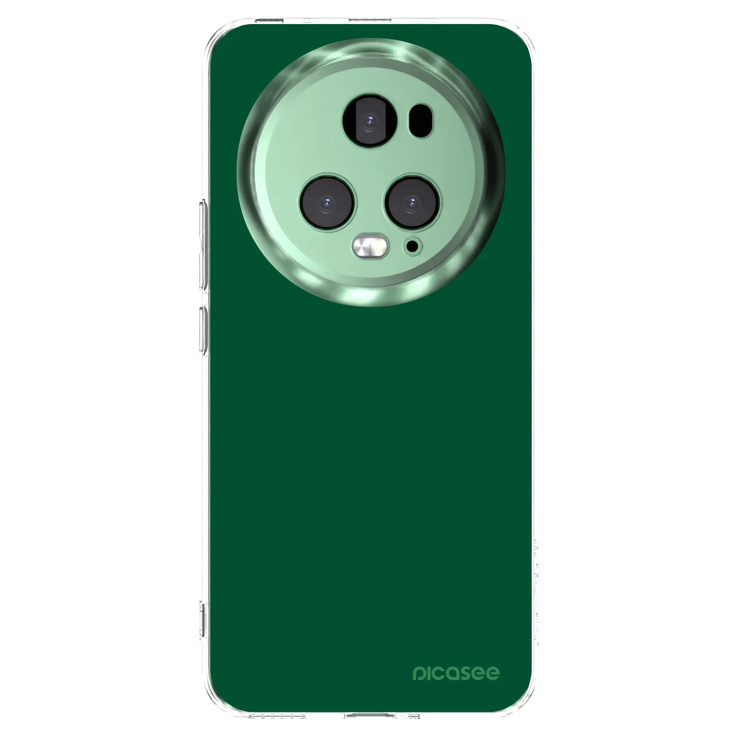 Picasee silikonový průhledný obal pro Honor Magic5 Pro - Green Gleam