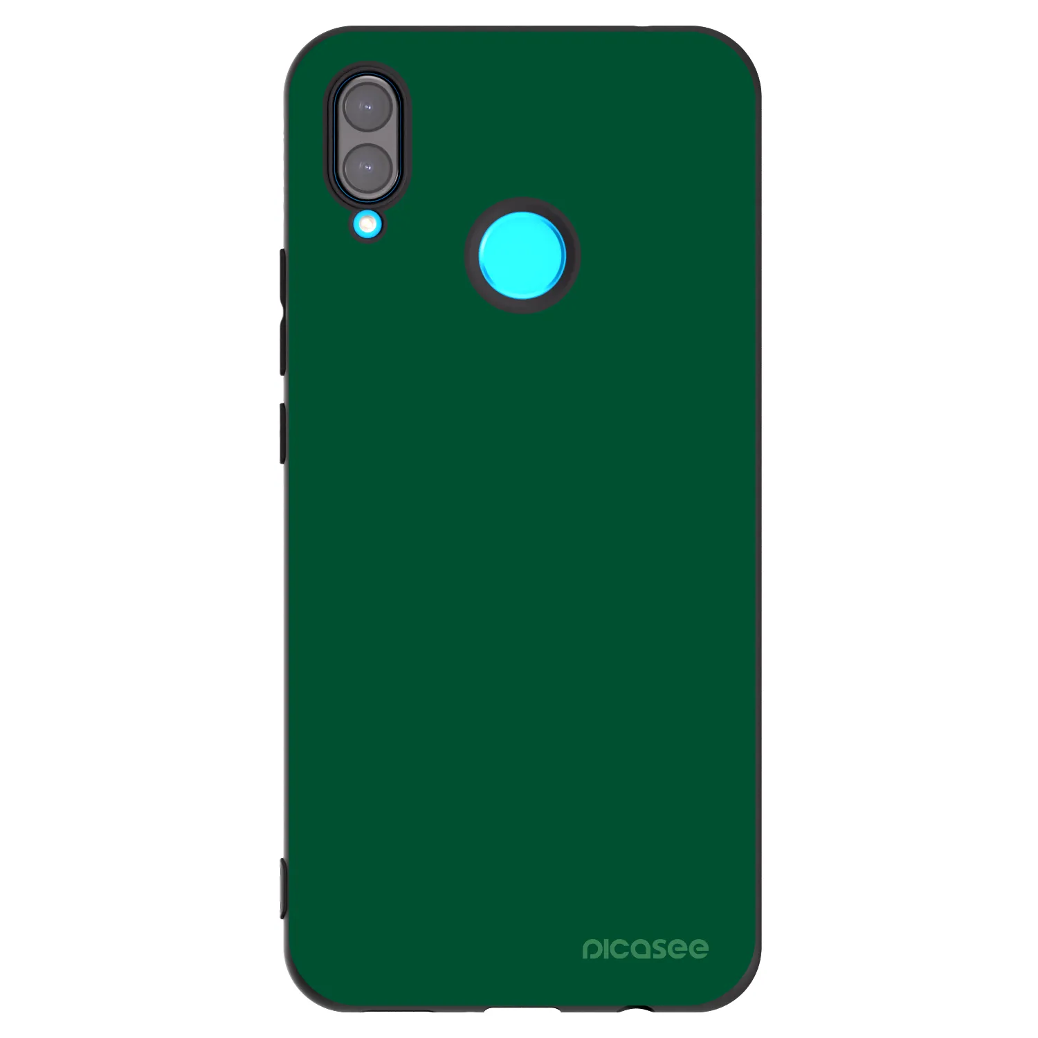 Picasee silikonový černý obal pro Huawei Nova 3 - Green Gleam