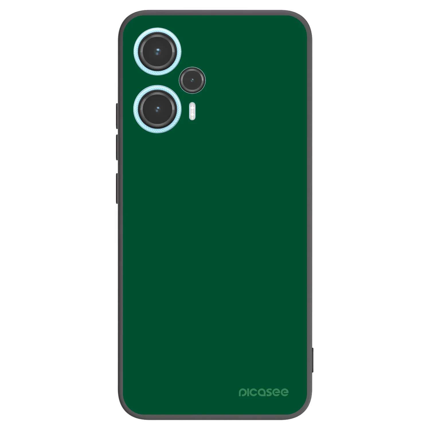 Picasee silikonový černý obal pro Xiaomi Poco F5 - Green Gleam