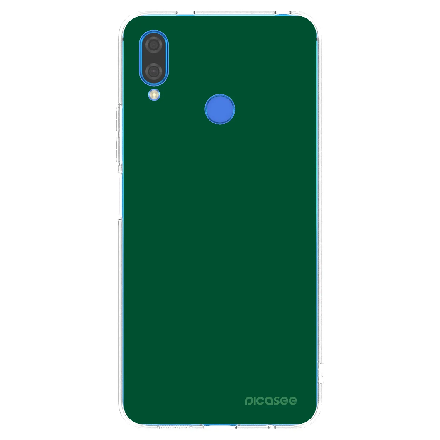 Picasee silikonový průhledný obal pro Huawei Nova 3i - Green Gleam