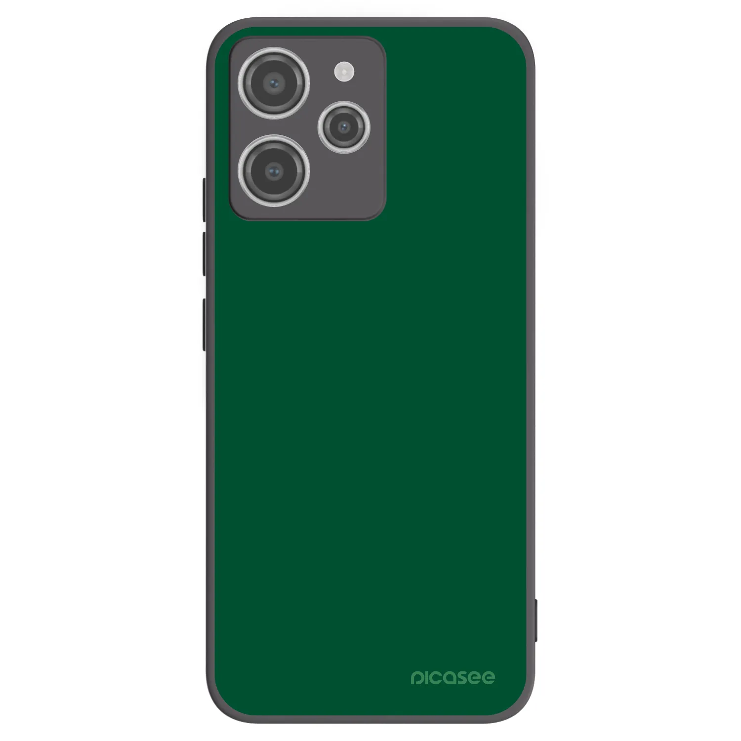 Picasee silikonový černý obal pro Xiaomi Redmi 12 4G - Green Gleam
