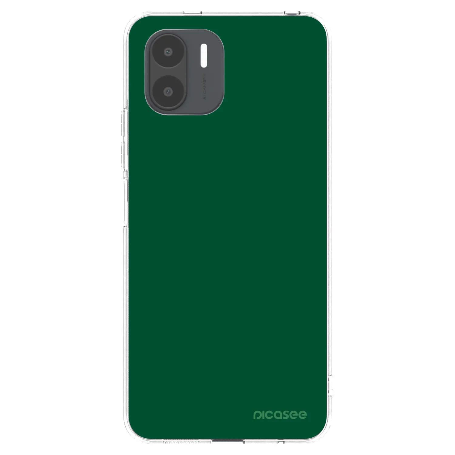 Picasee silikonový průhledný obal pro Xiaomi Redmi A2 - Green Gleam